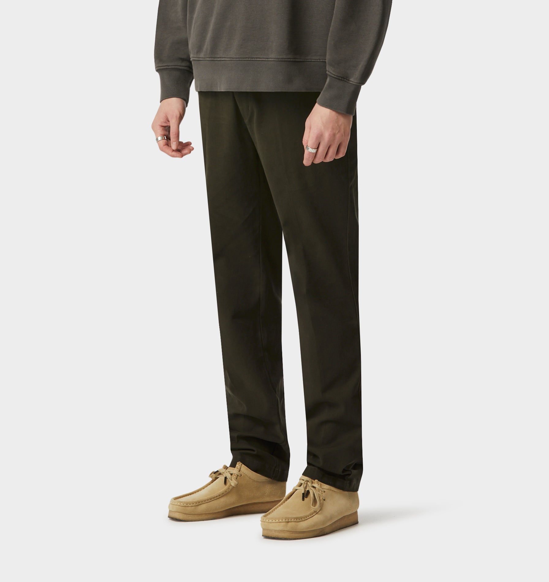 Nicholai Slim Chino - Burnt Olive