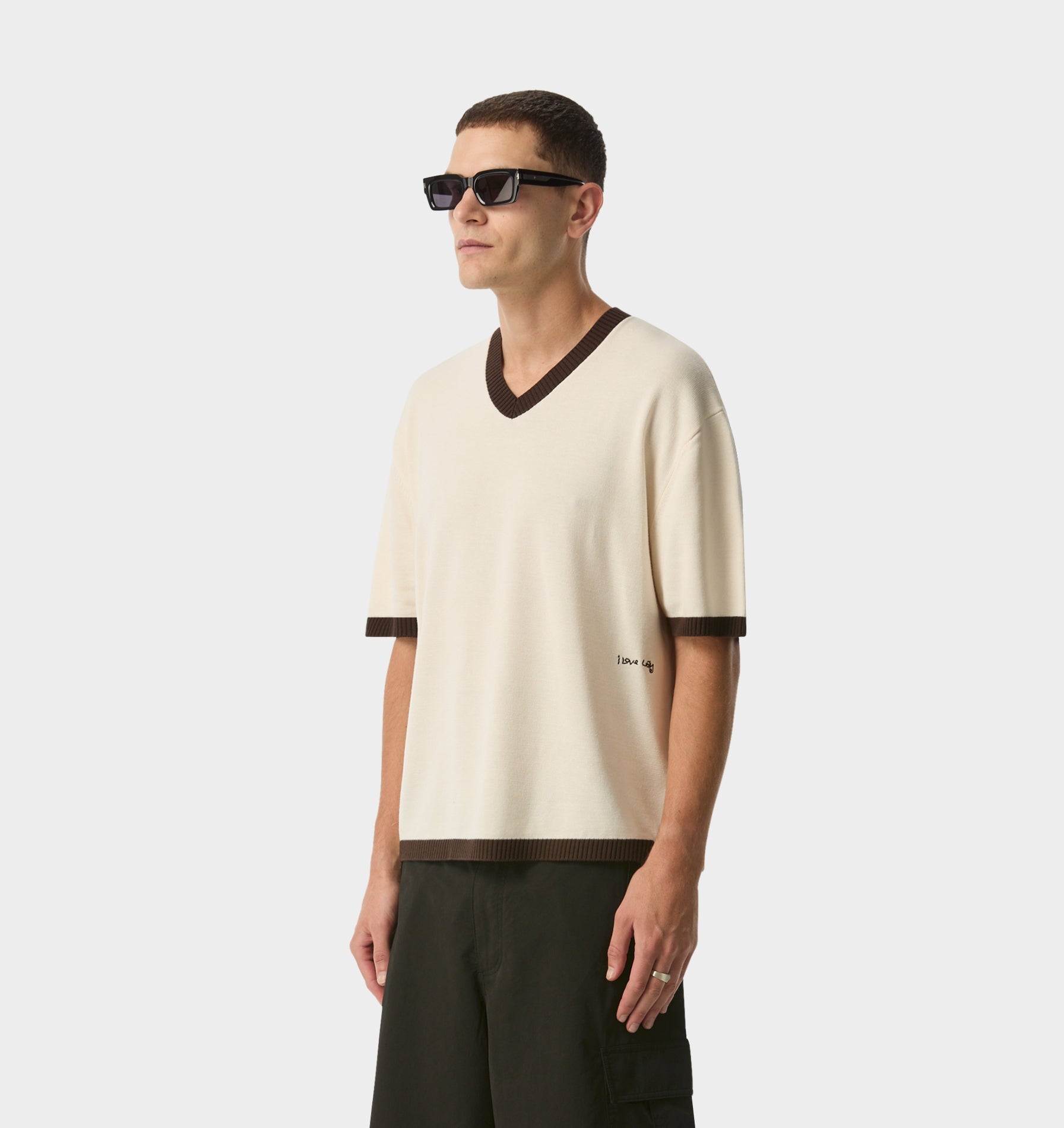 Knit SS Tee - Off White
