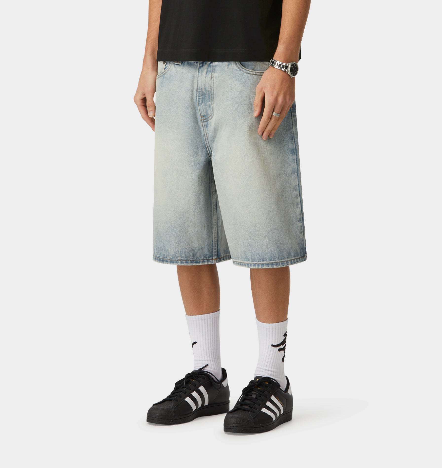 KH Wyatt Short - Light Vintage Blue