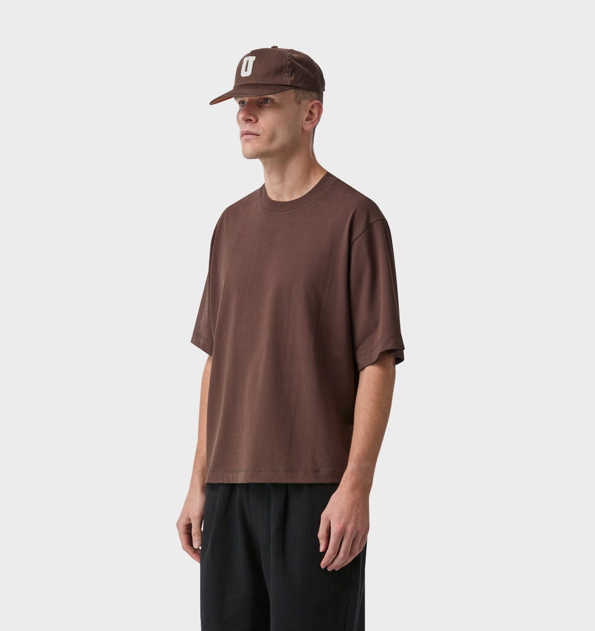 Crop Box Tee - Espresso