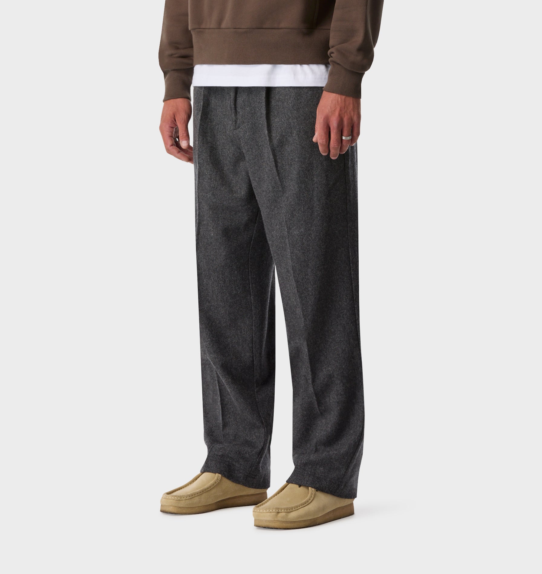 Winston Pant - Charcoal Wool