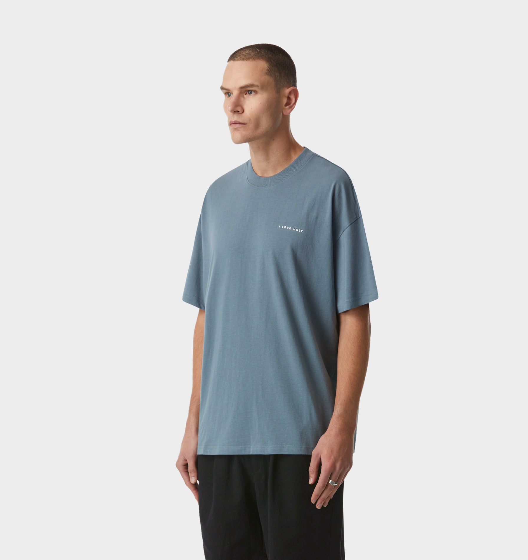 Box Tee 2.0 - Fog Blue