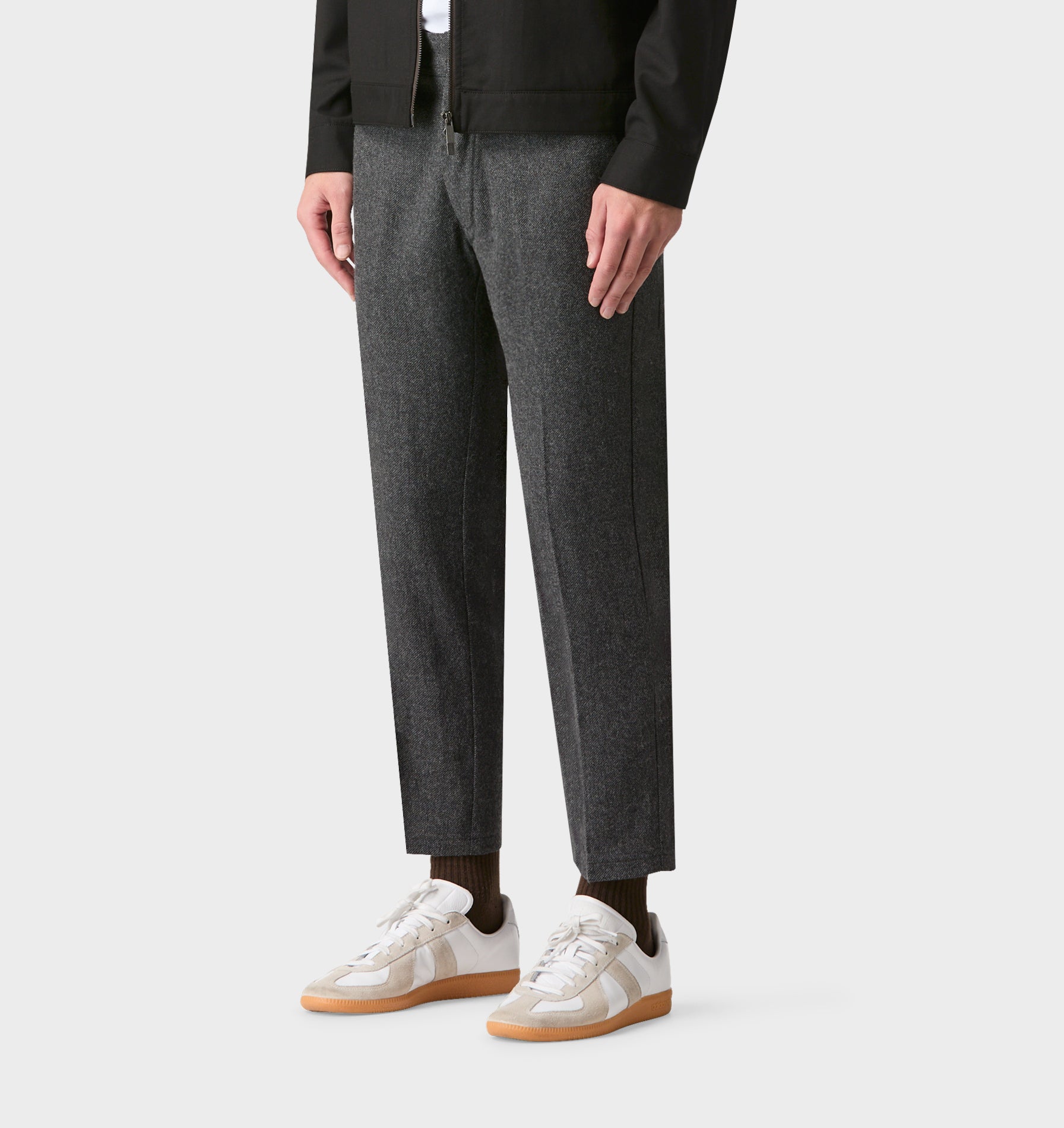 Slim Kobe Pant - Regular - Charcoal Wool