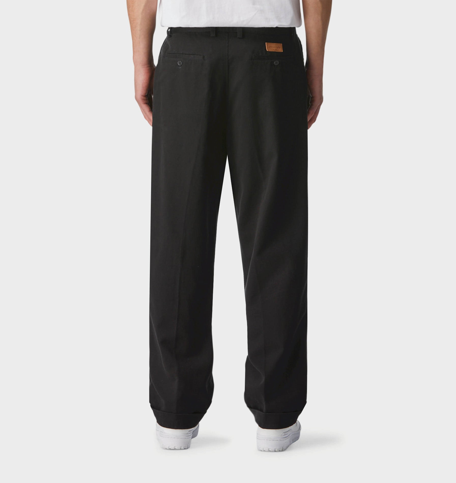 Noah Pleated Pant - Relaxed Fit Pant in Black | I Love Ugly US