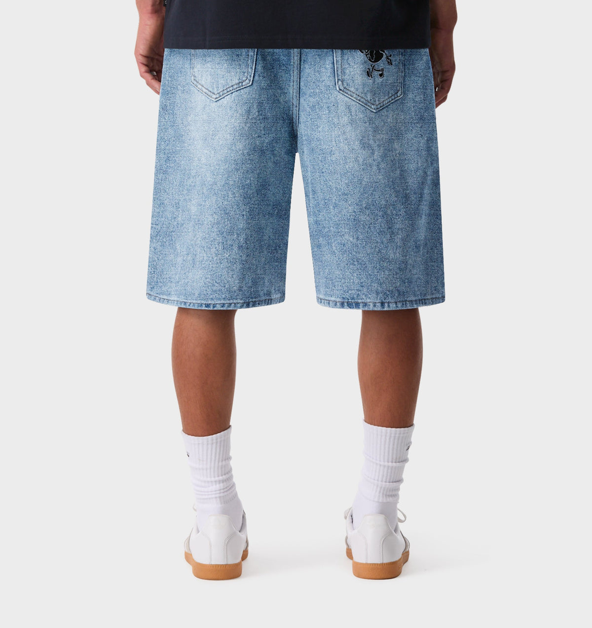 Wyatt Denim Short - Washed Vintage Blue