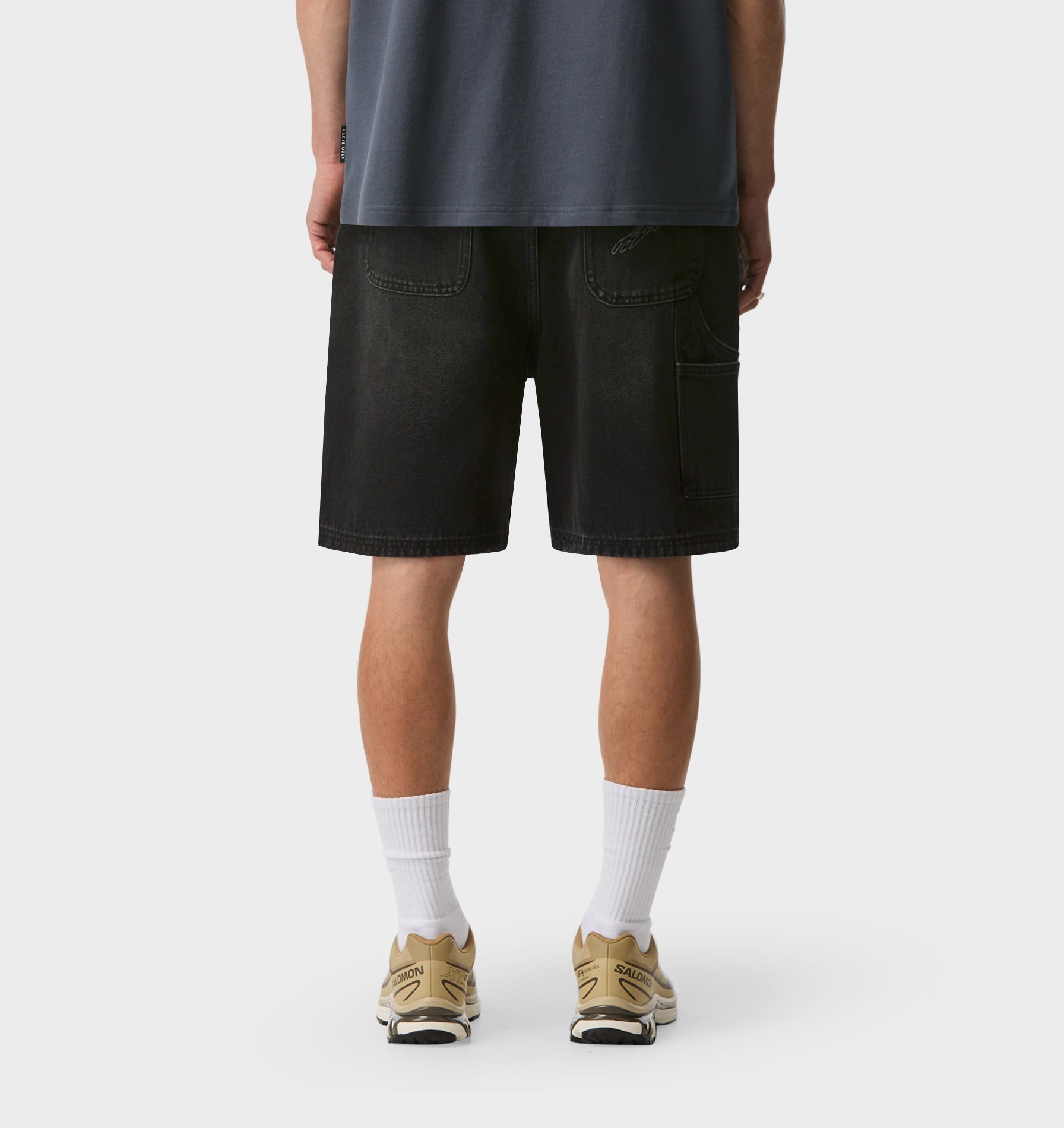 Clean Carpenter Short - Washed Black