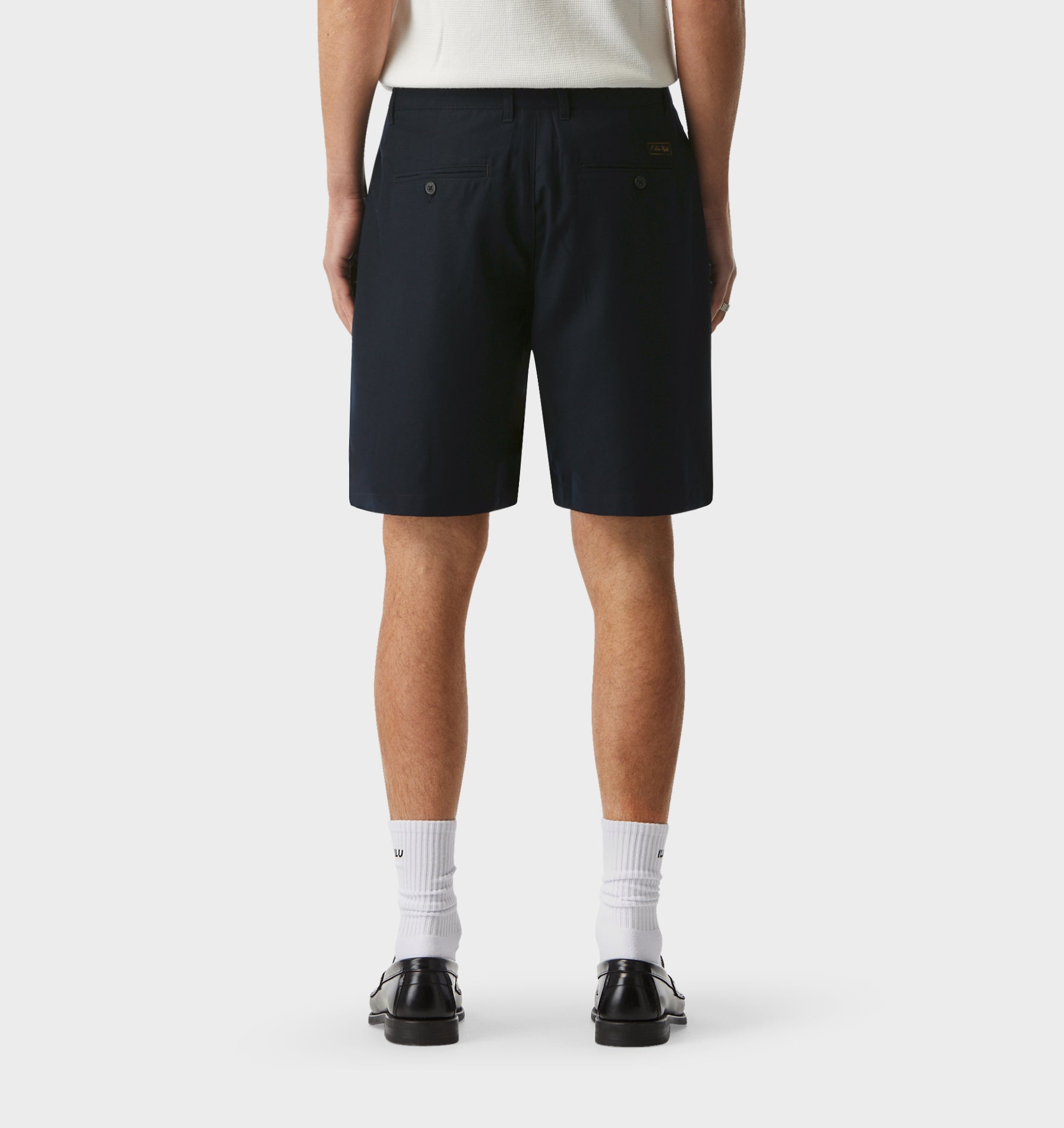 Quincy Pleated Short - Dark Navy