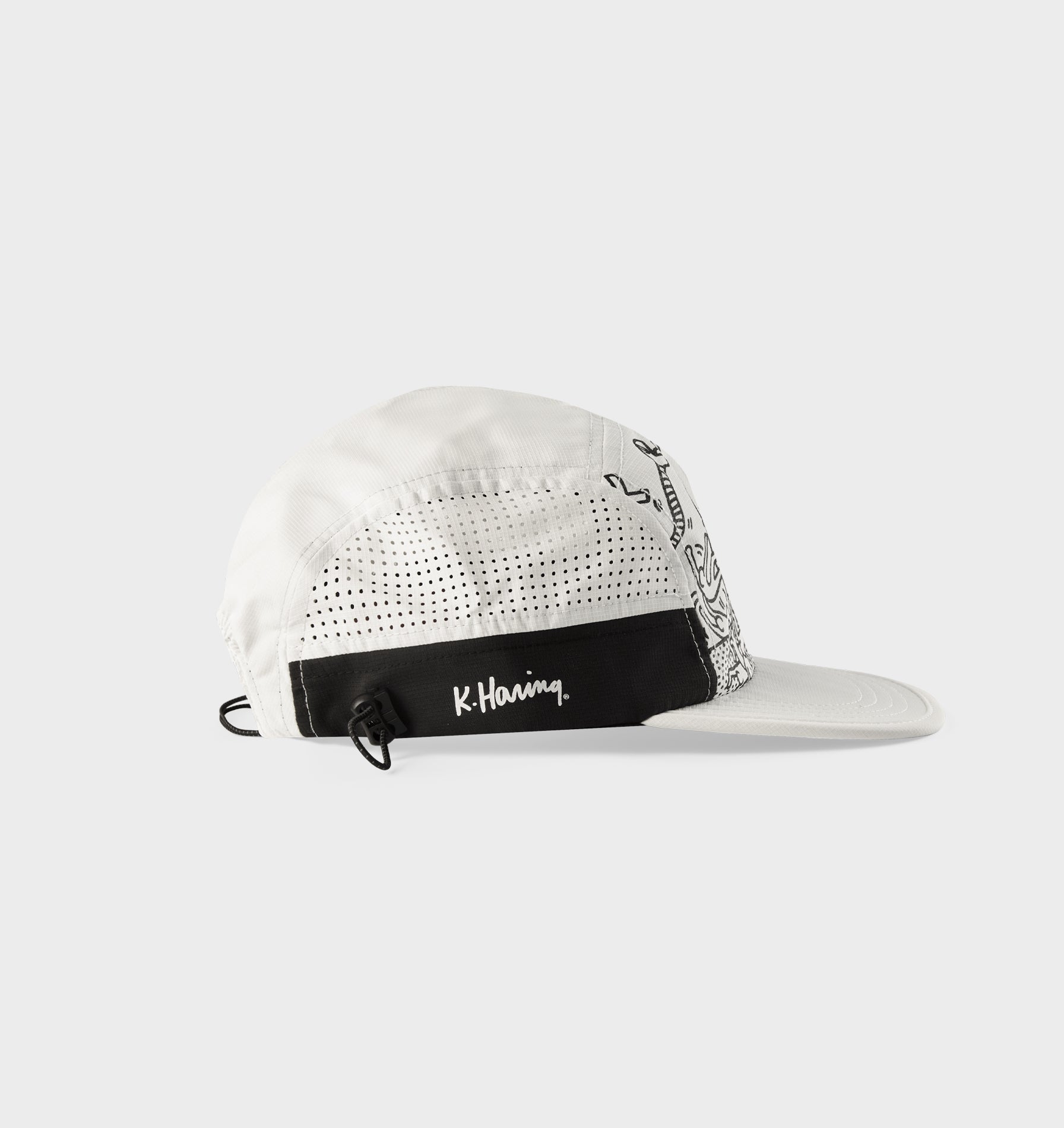 KH Chaos Active 5 Panel Cap - Off White