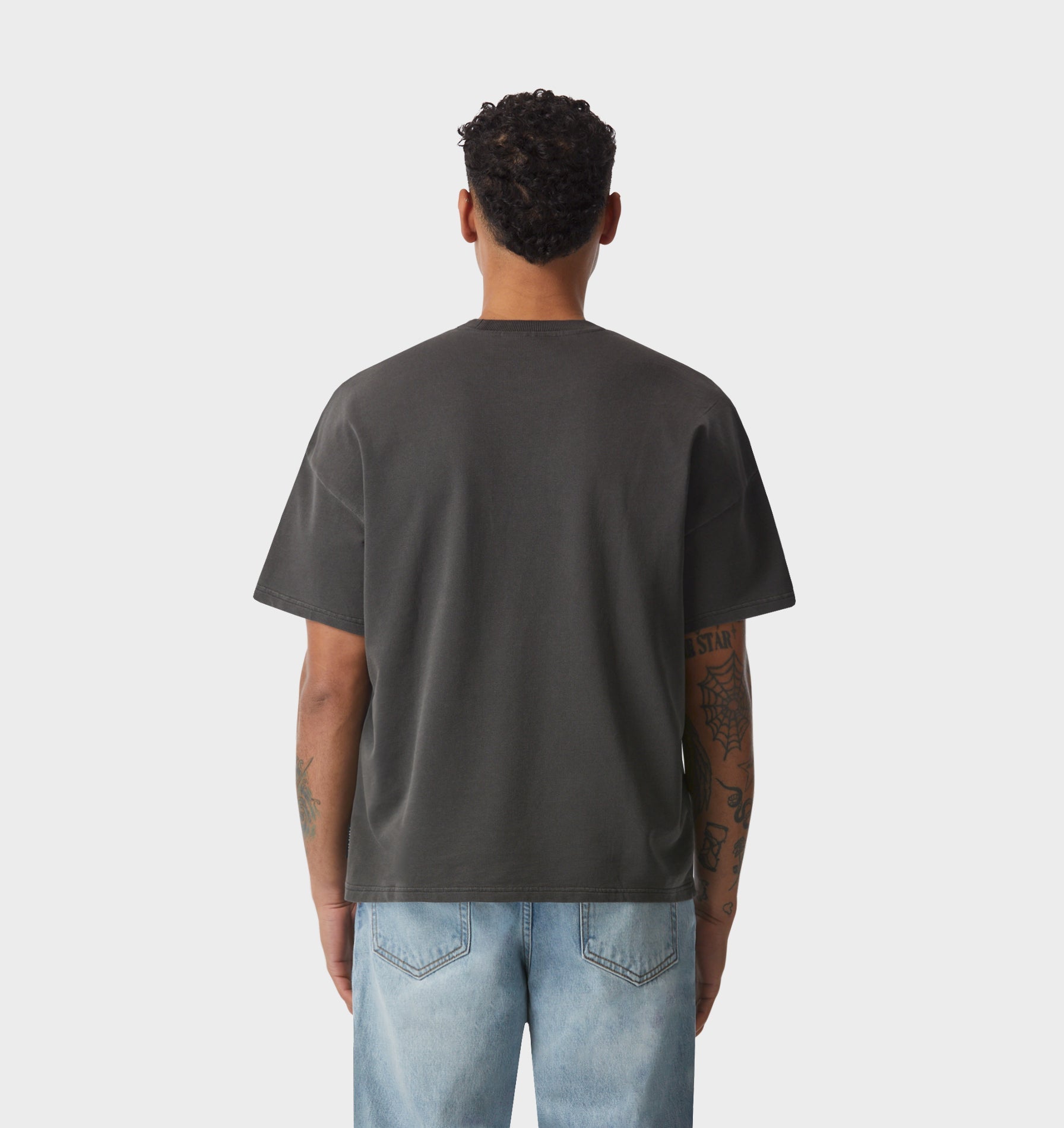 Heavy Lewi Tee - Washed Black