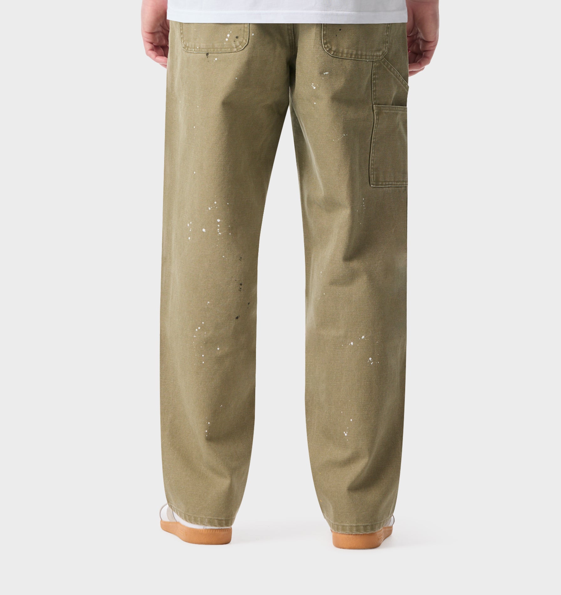 Basquiat Painter Canvas Pant - Faded Green