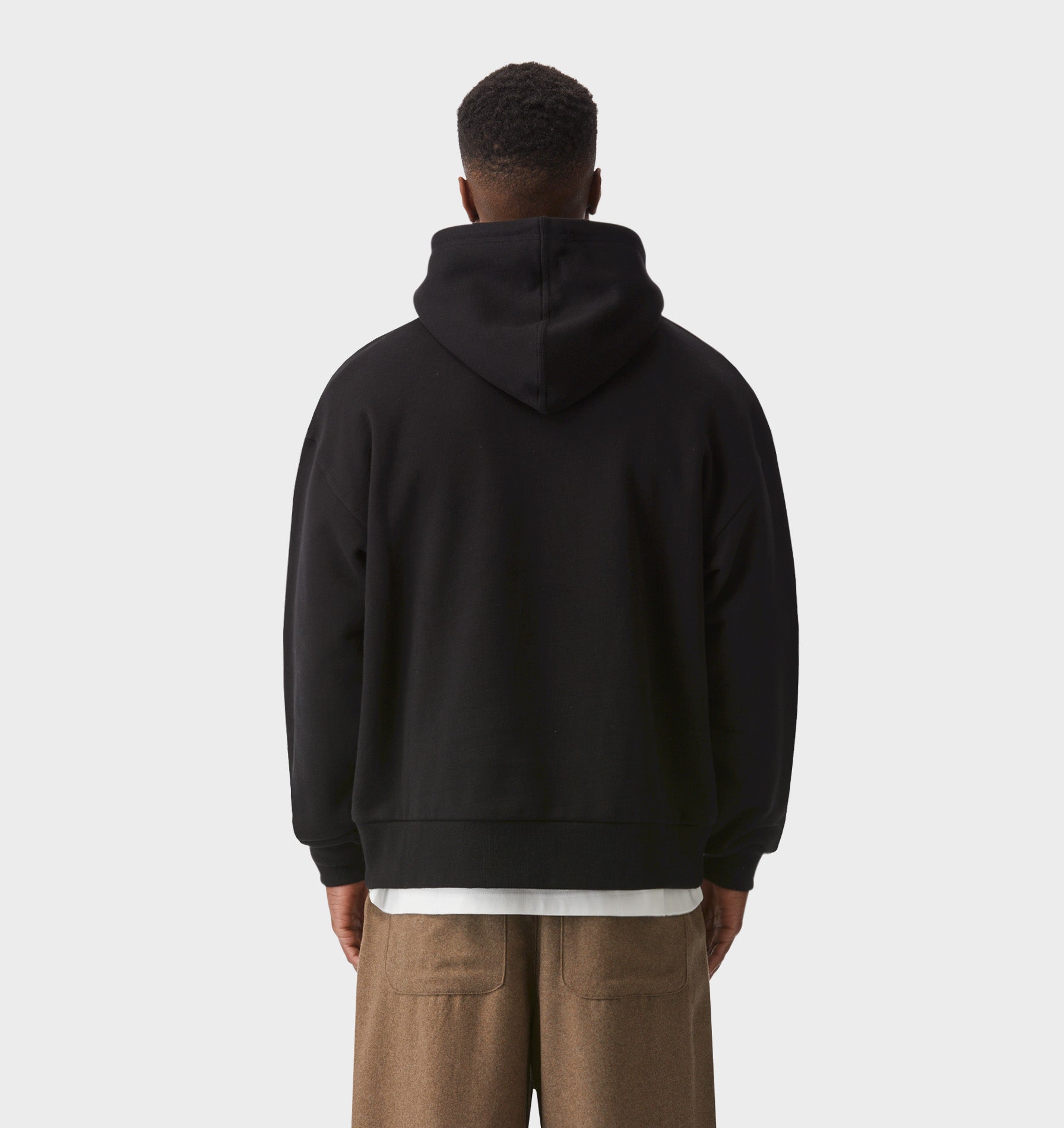 Crop Box Hood - Black