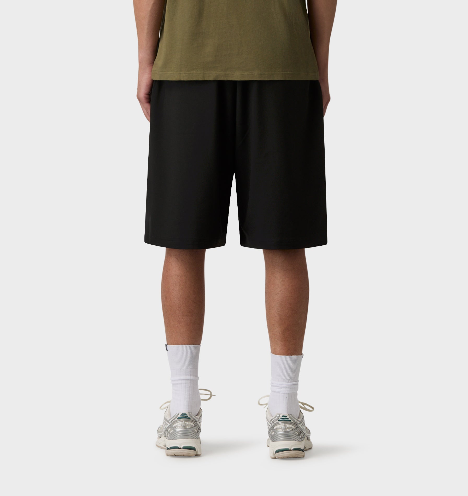 Alby Pleated Short - Black | I Love Ugly US