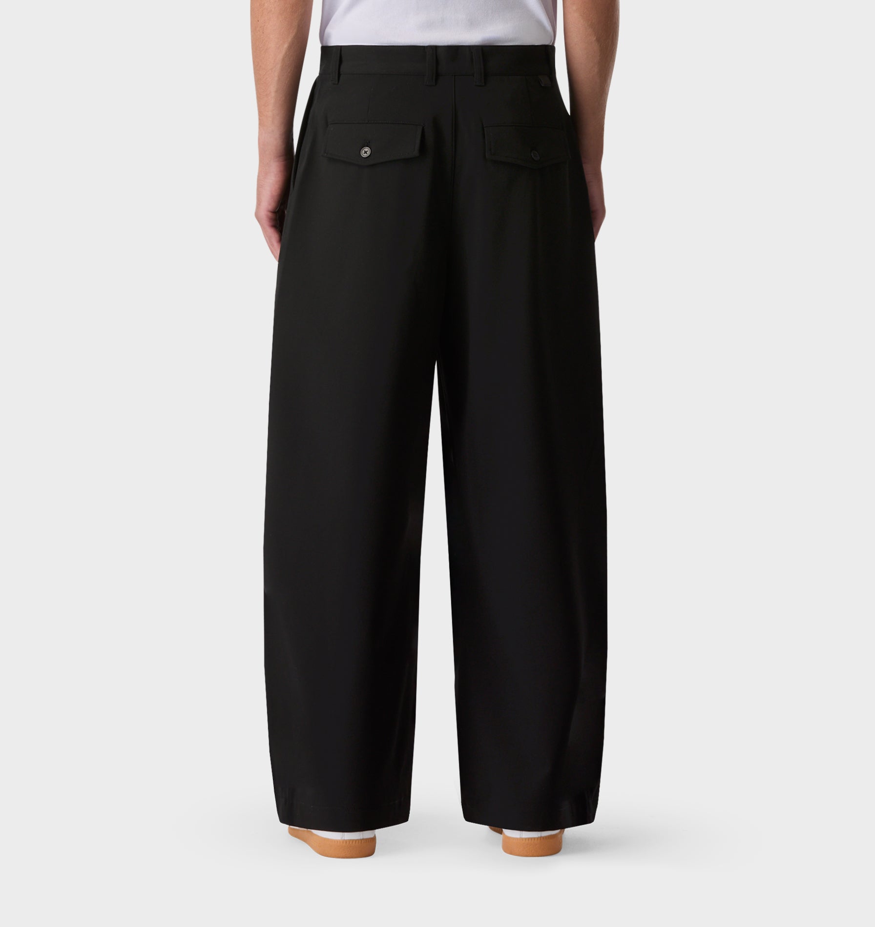 Vermont Pleat Pant - Black | I Love Ugly US