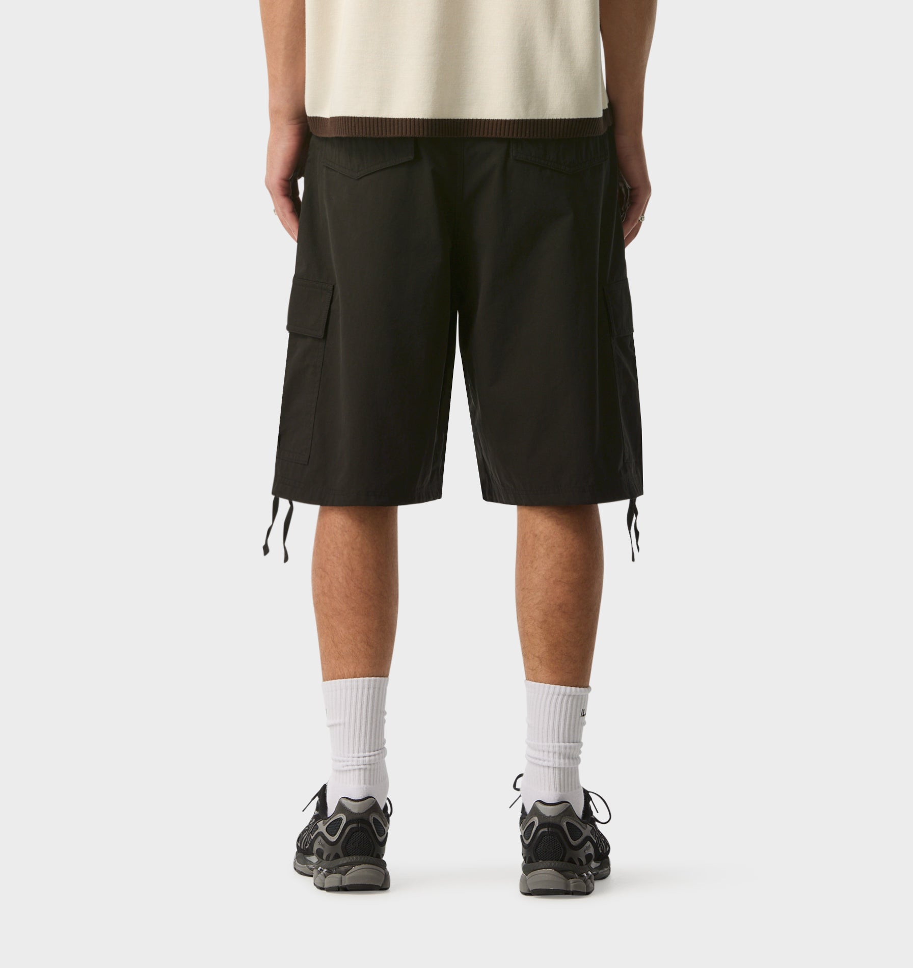 Aviator Cargo Short - Black