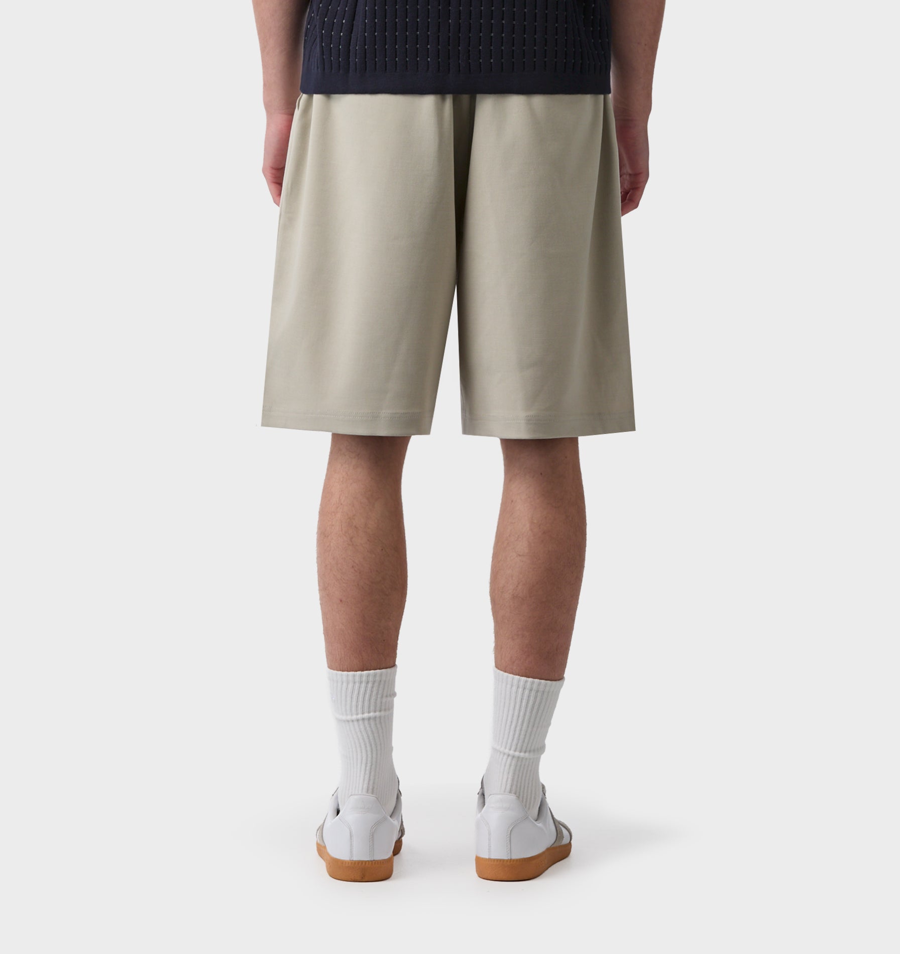 Alby Pleated Short - Stone