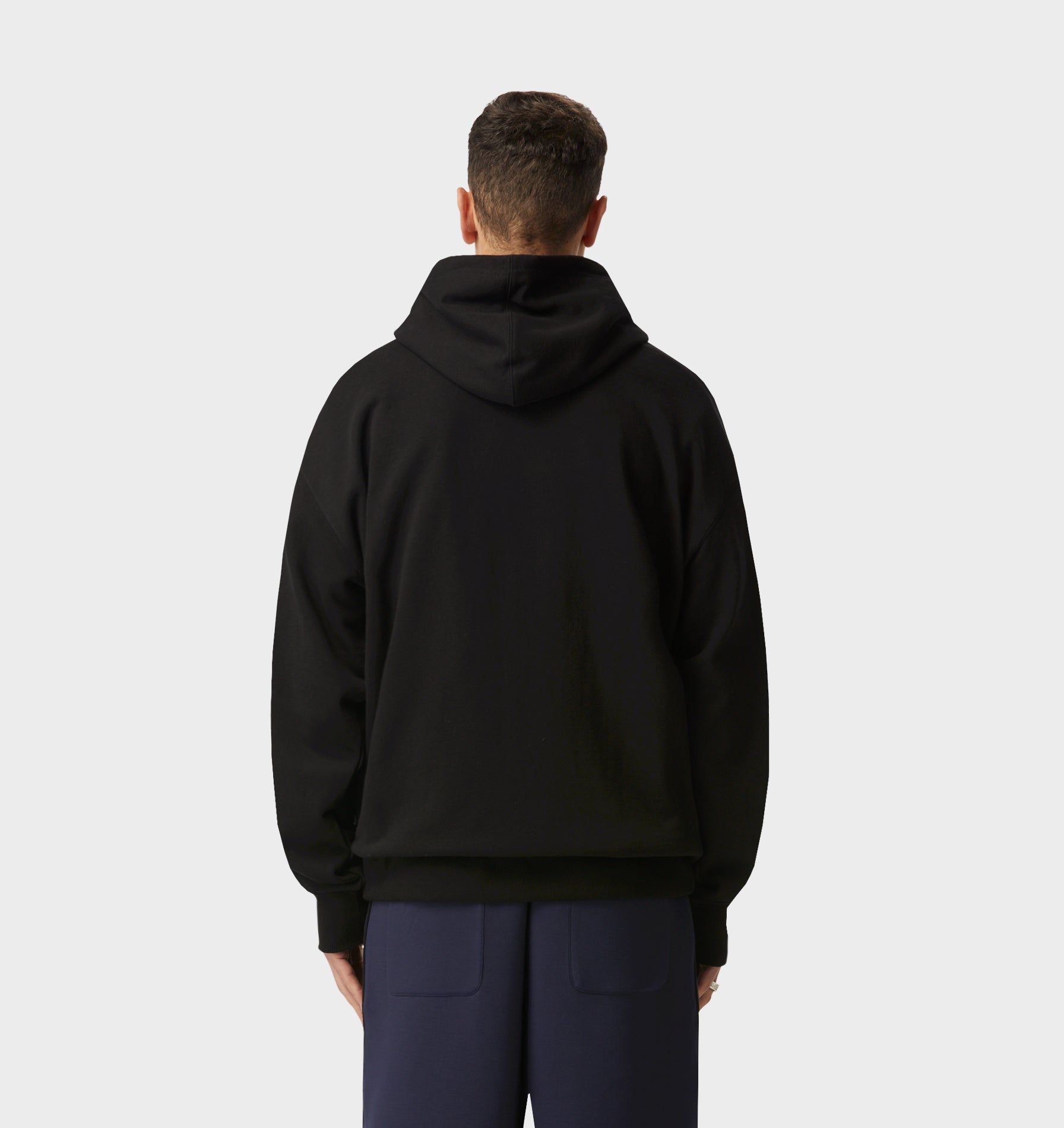 Contrast Logo Box Hood 2.0 - Black/Cobalt