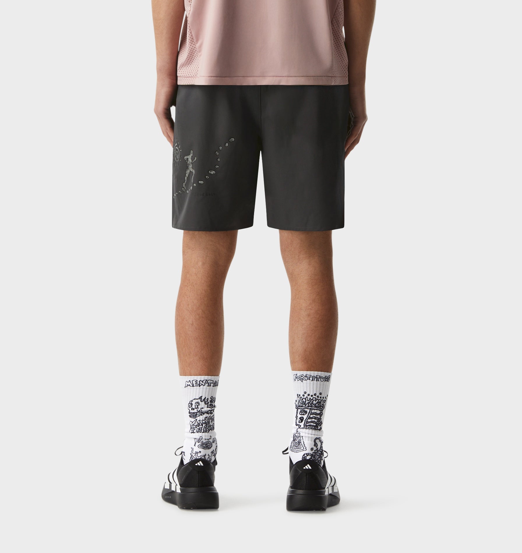 RebelYuth X ILU Active 7 inch Short - Charcoal