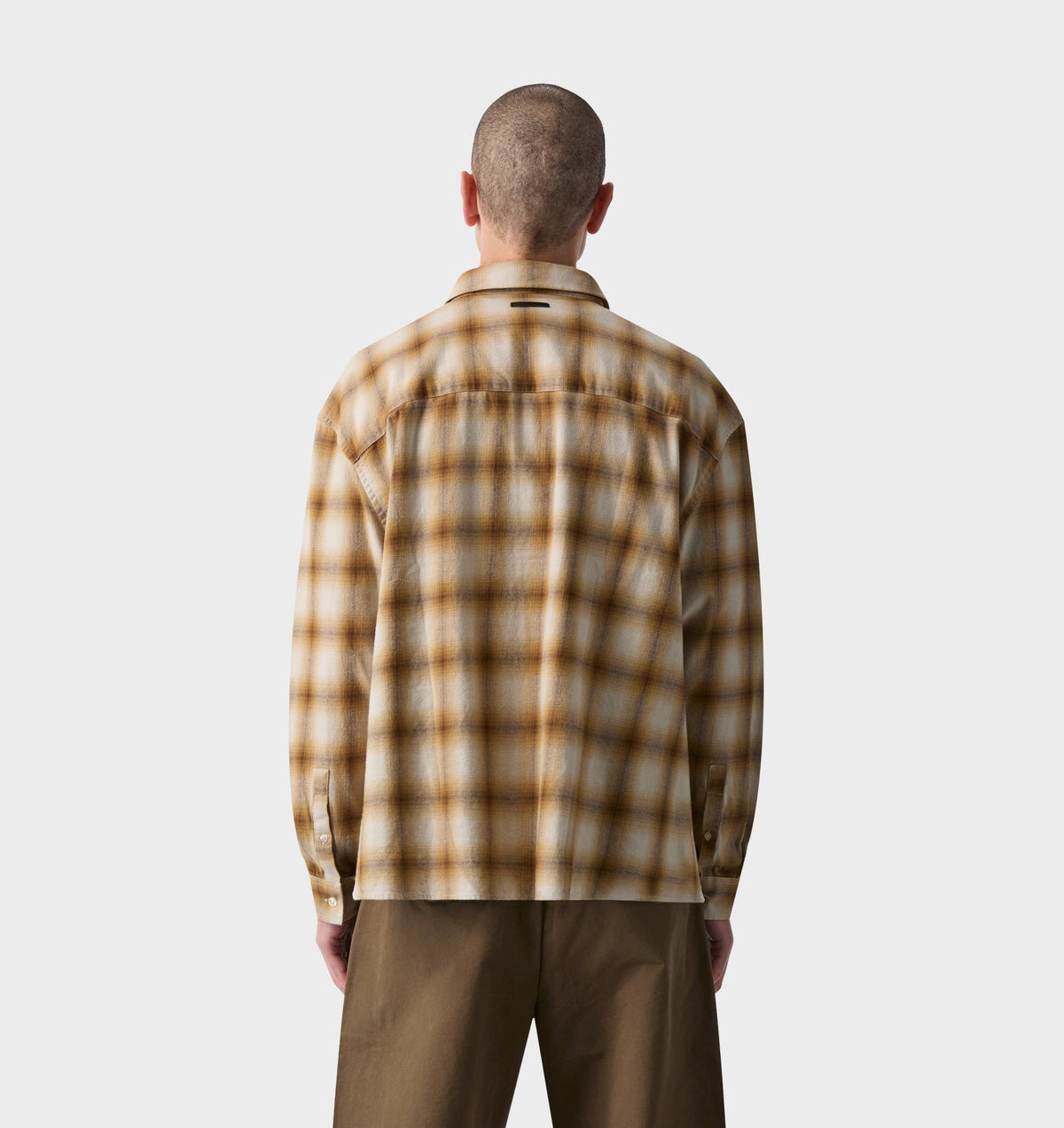 Mercer LS Flannel Shirt - Mustard Check