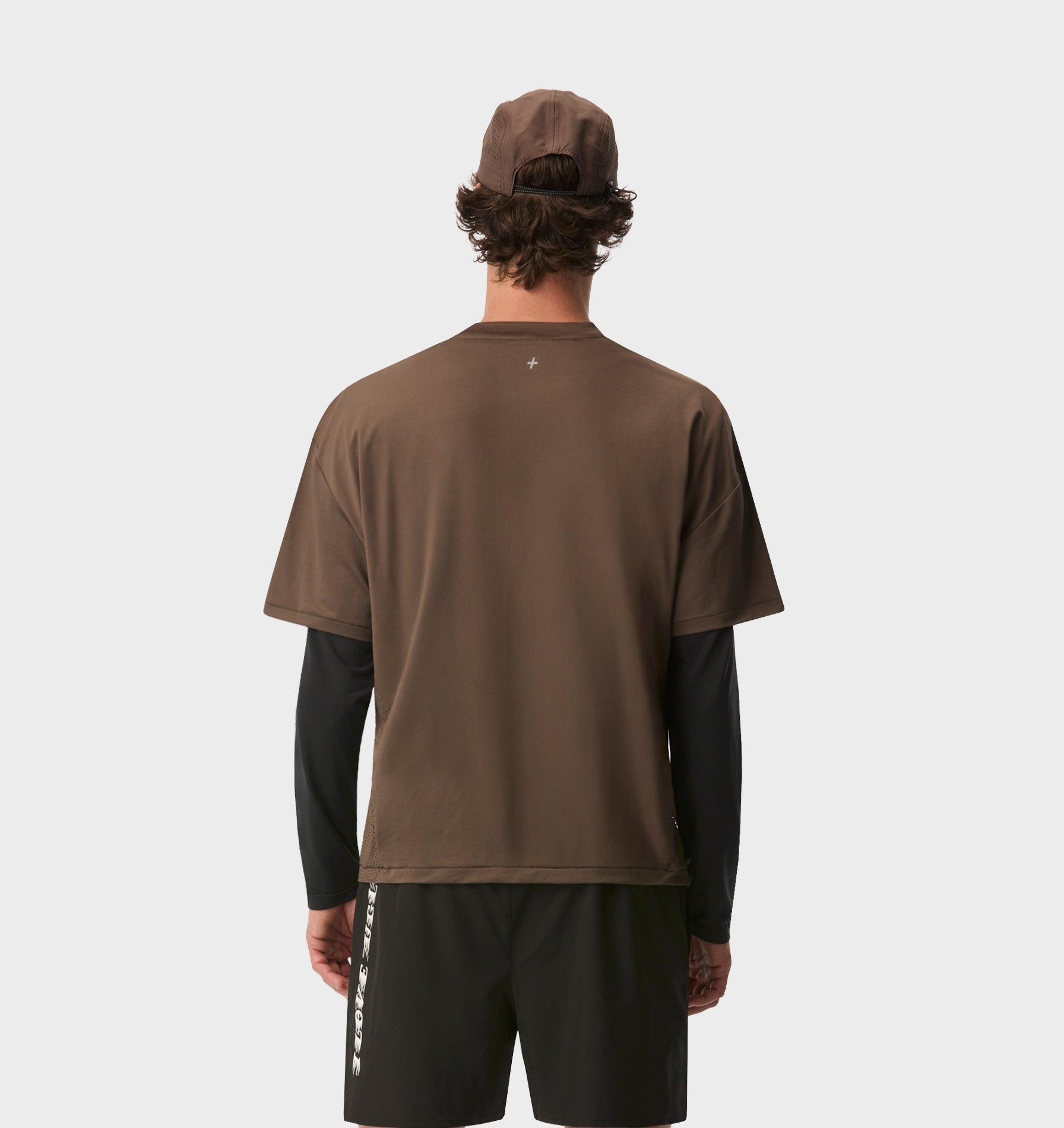 Active Crop Tee - Nutmeg