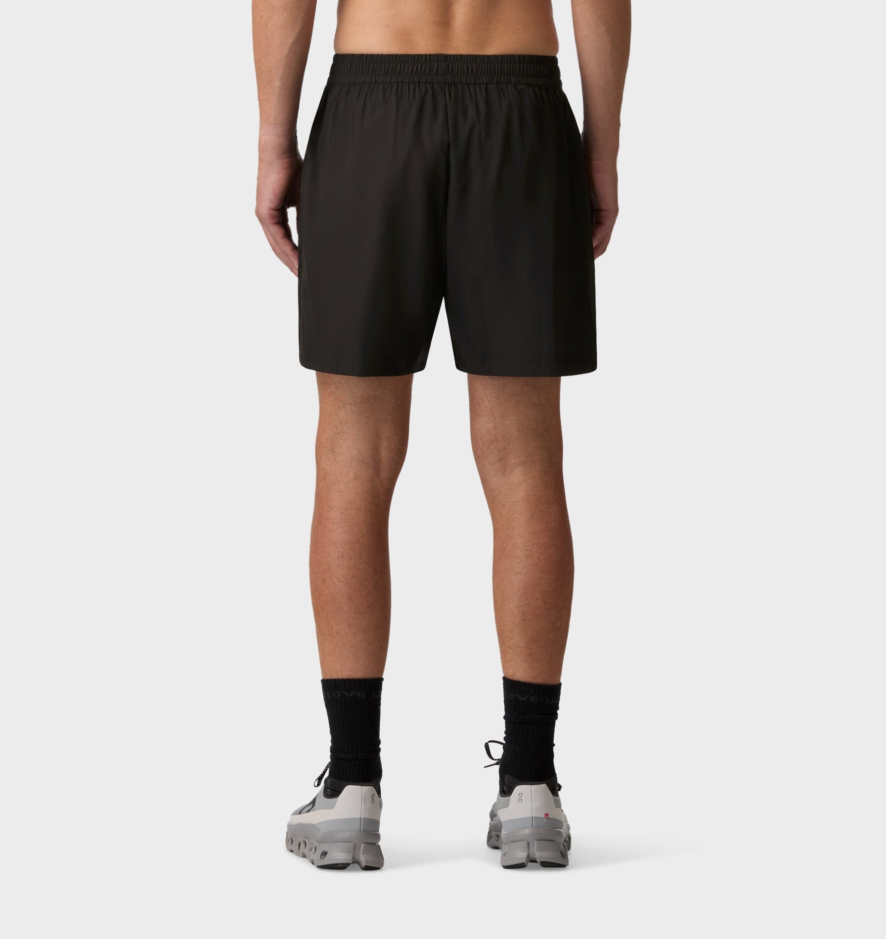 Liquified Active 5 inch Shorts- Black / Lime