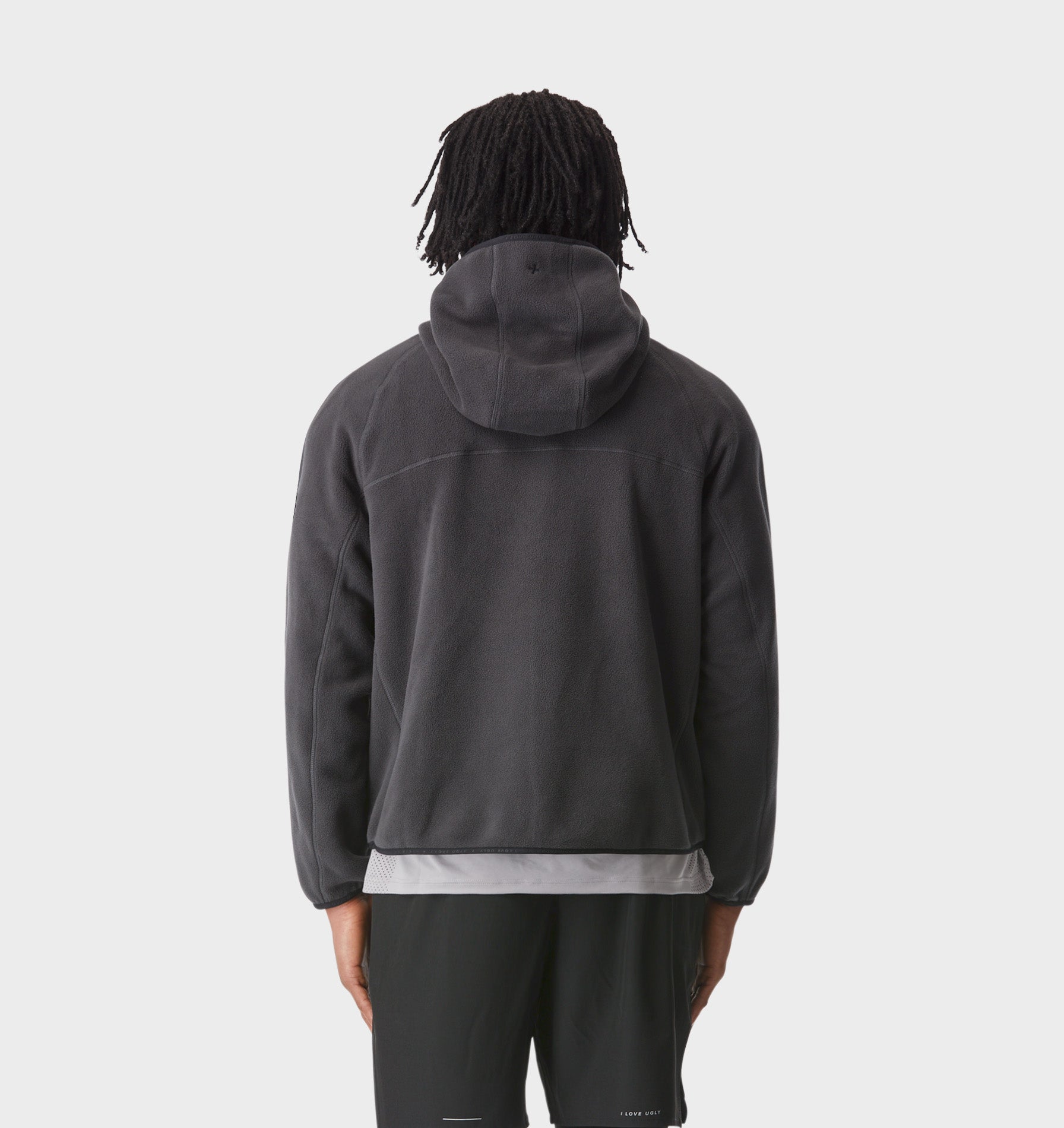 Active Hooded Fleece - Charcoal