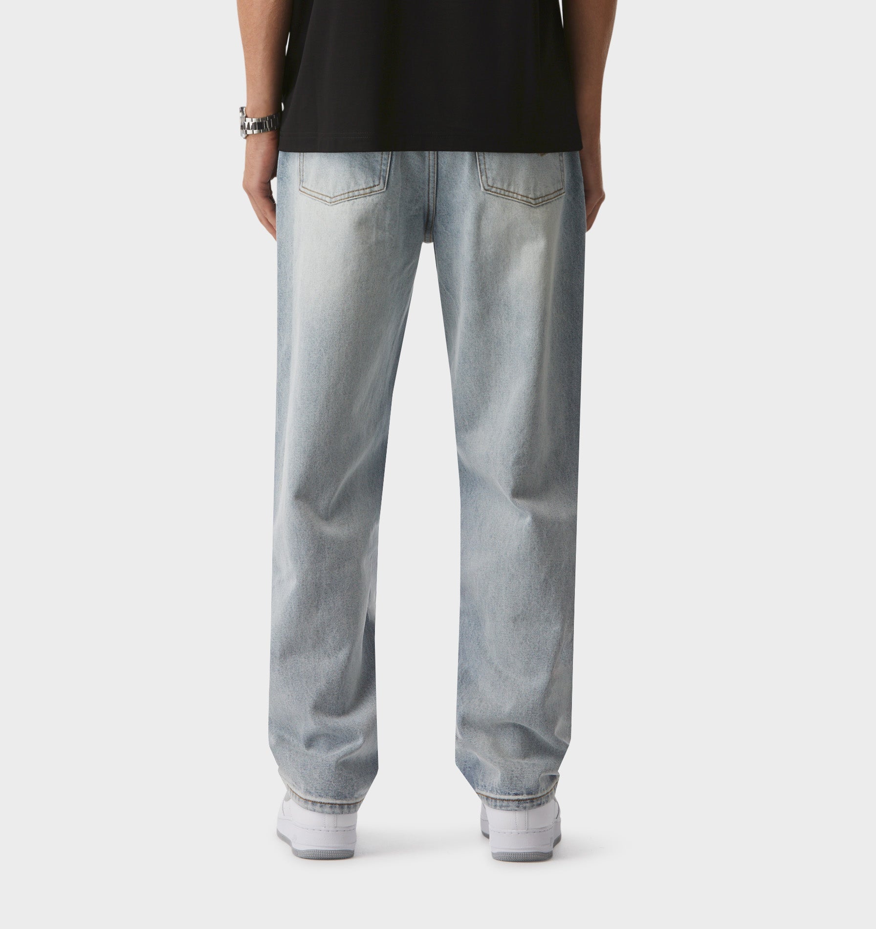 Webster Straight Denim - Light Vintage Blue