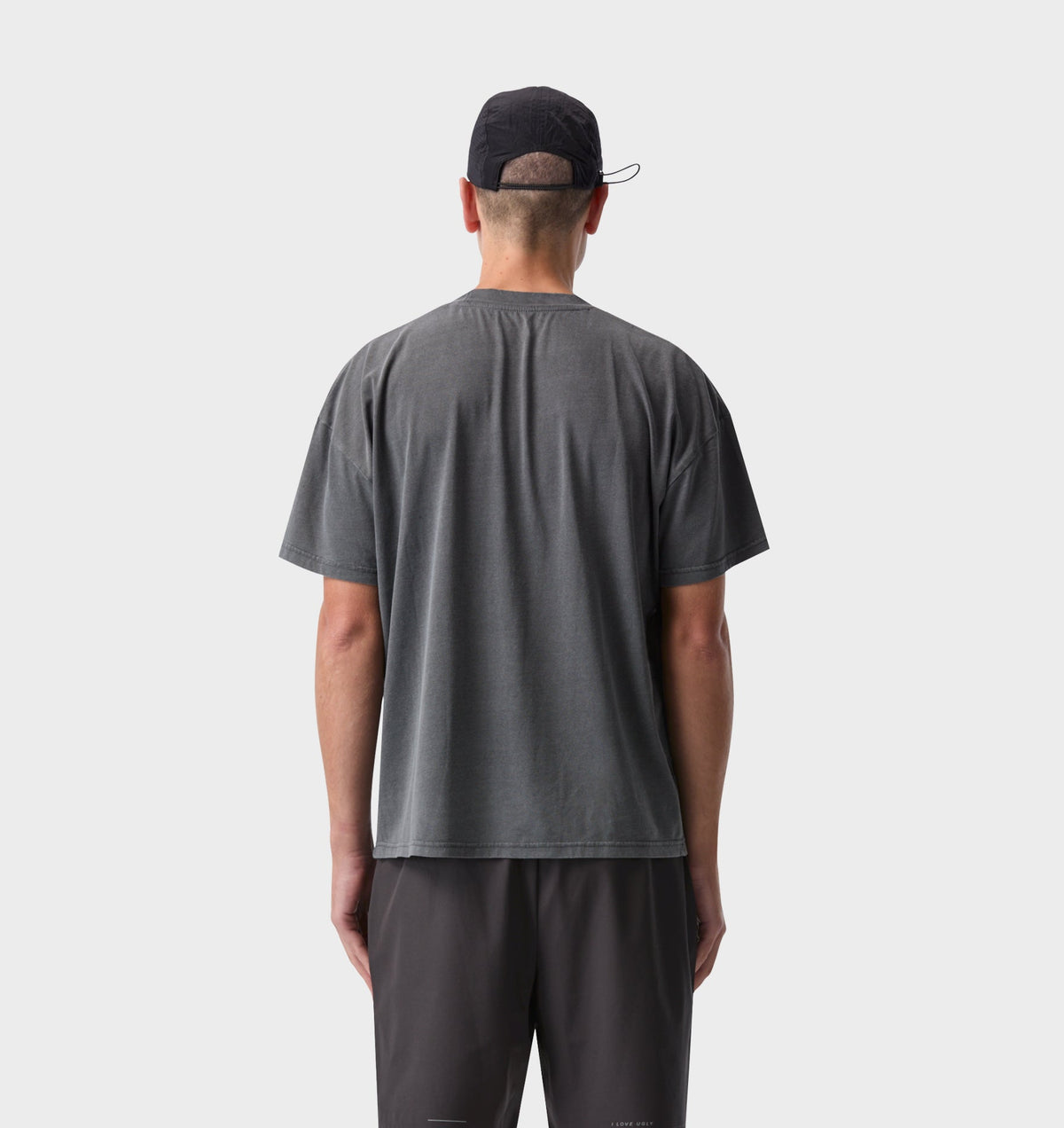 State Of Mind Cotton Crop Tee - Washed Black