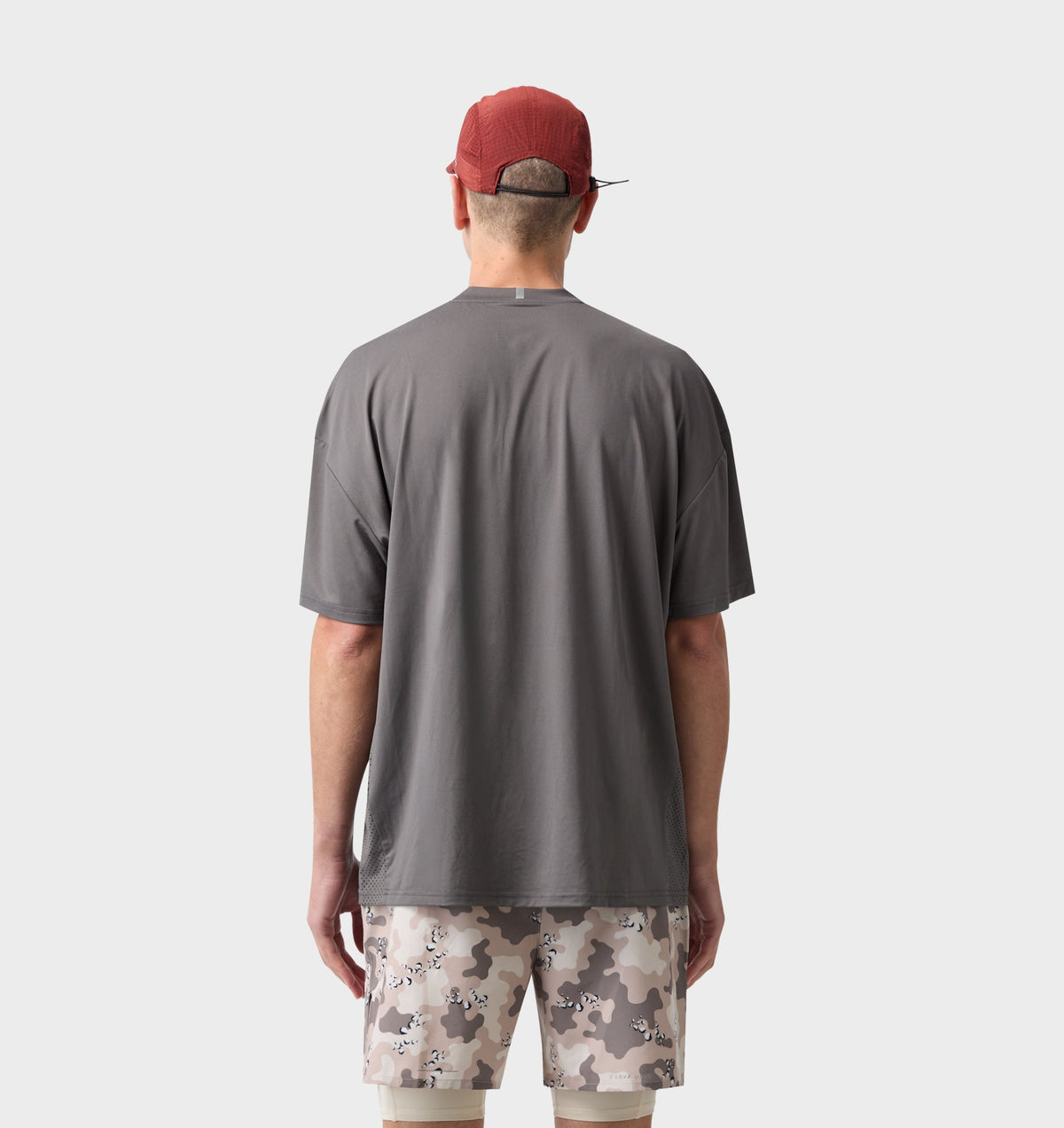 Active Box Tee - Cobblestone