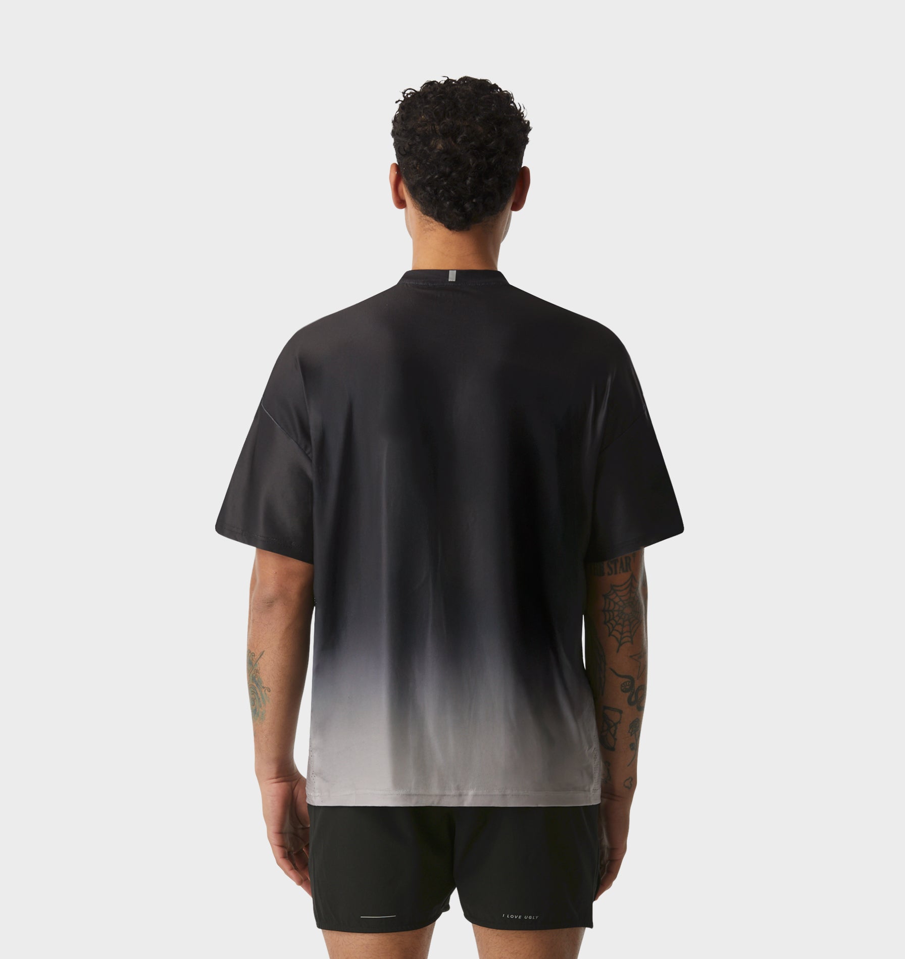 Active Box Tee - Ash Cloud