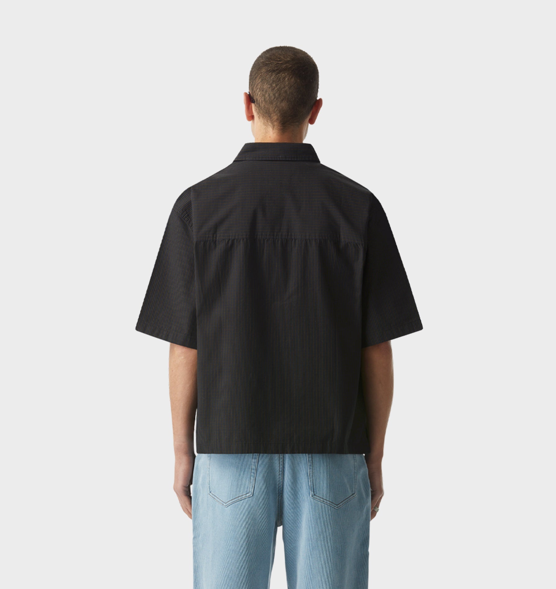 Kai SS Shirt - Navy Check