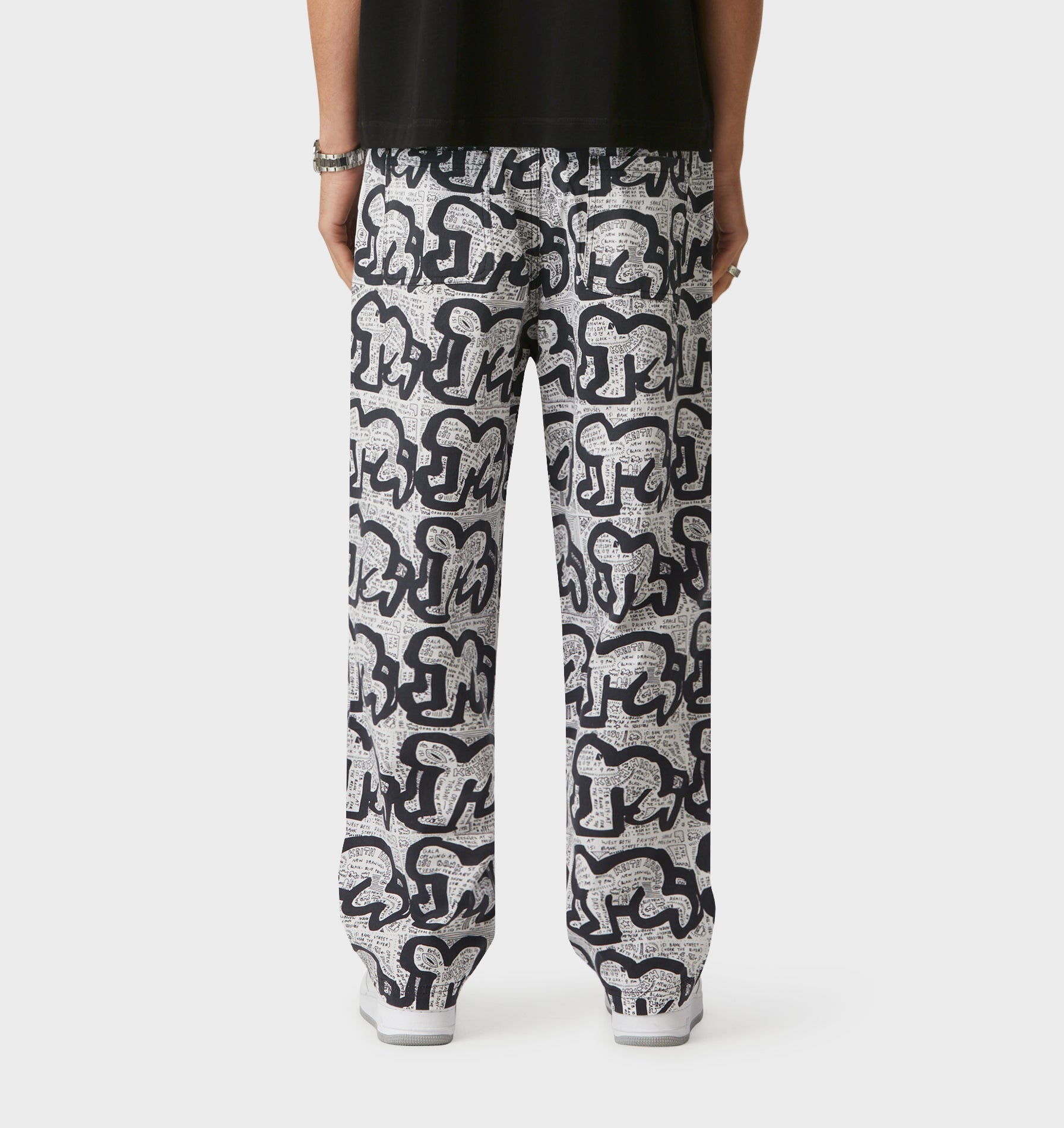 KH Des Refuses Edgar Pant - White/Black