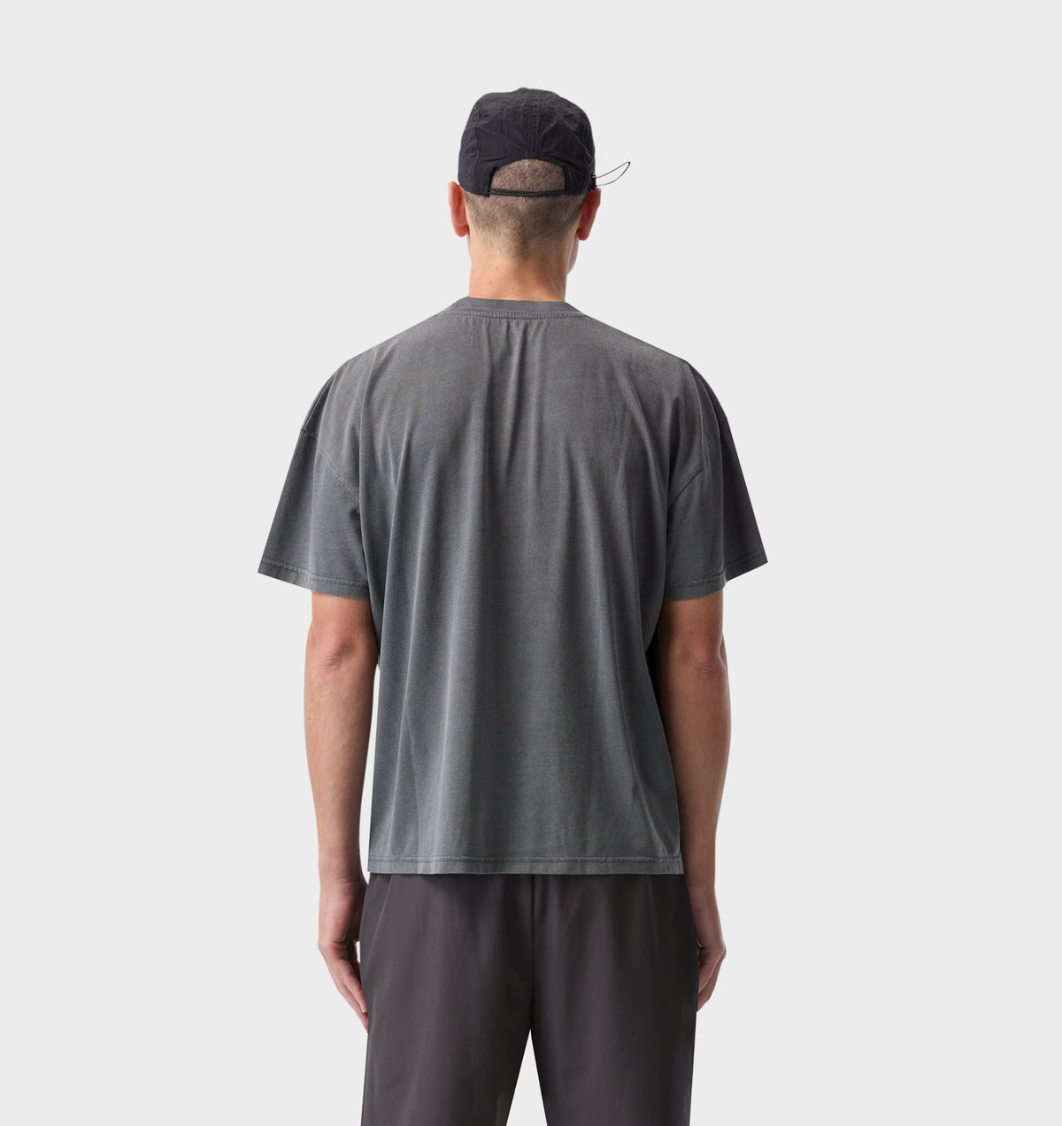 Demon Active Crop Tee - Washed Black