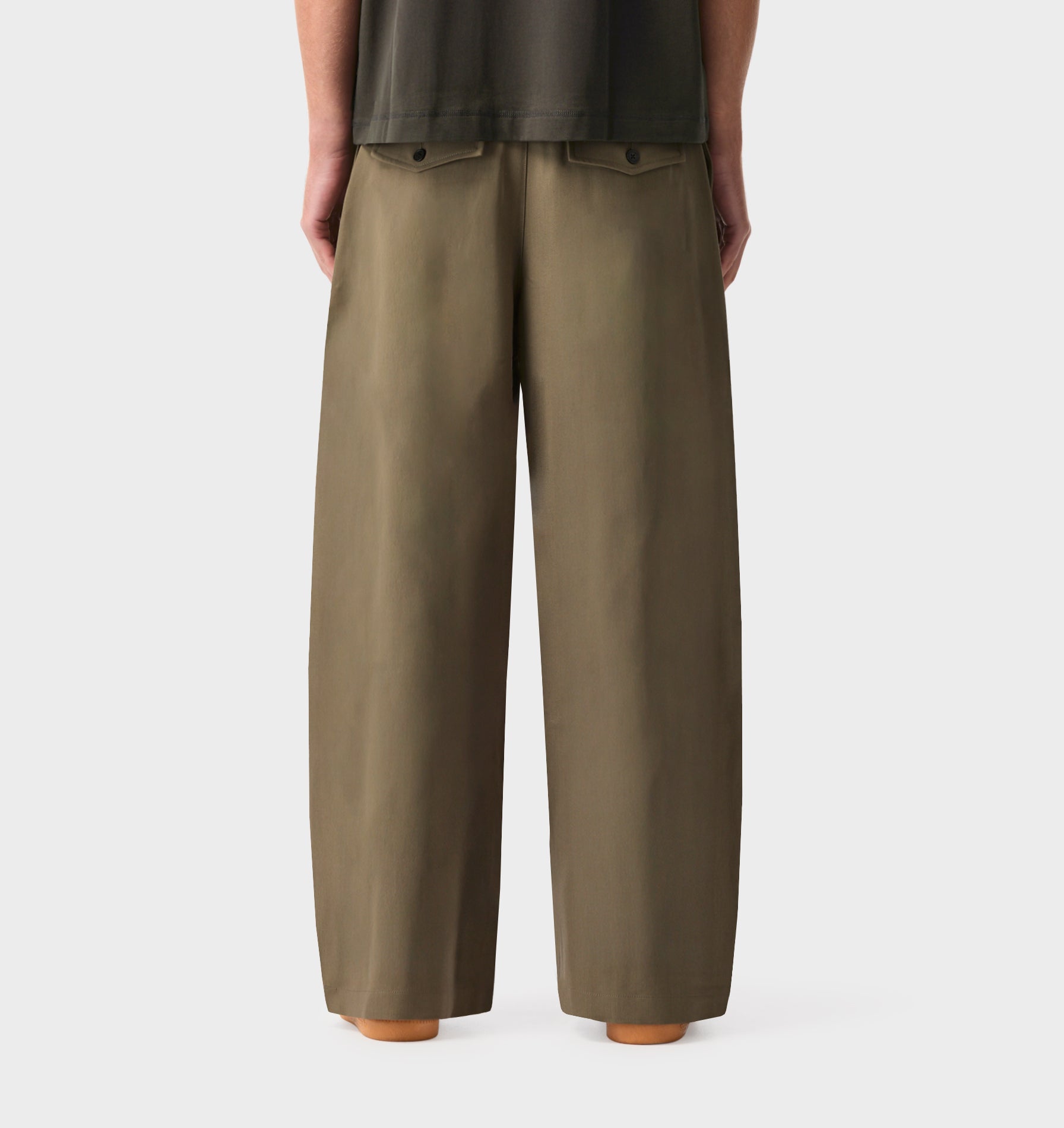 Vermont Pleat Pant - Smokey Green