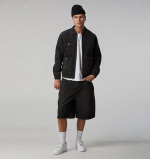 Wyatt Denim Short - Washed Black