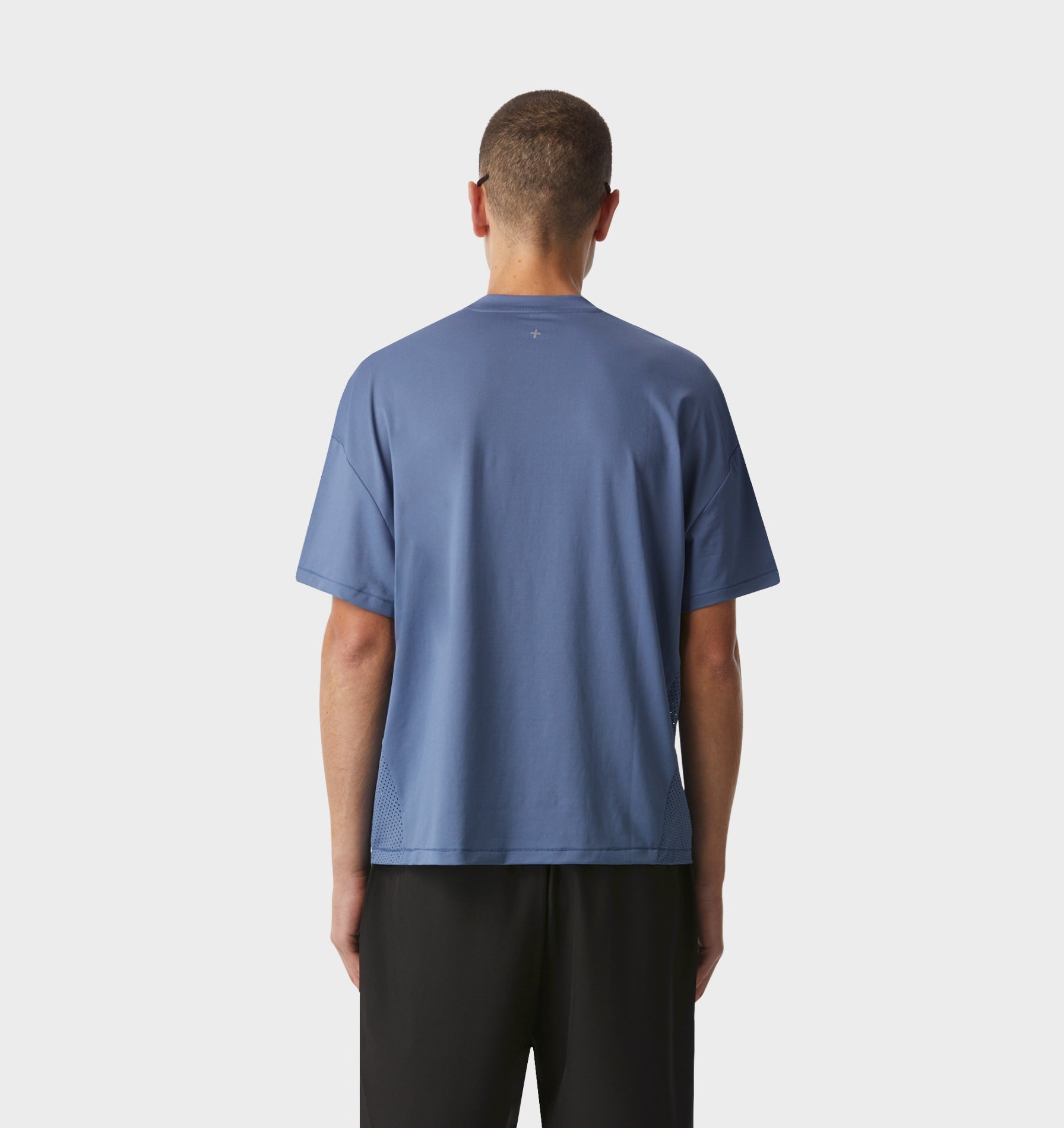 Active Crop Tee - Dusk Blue