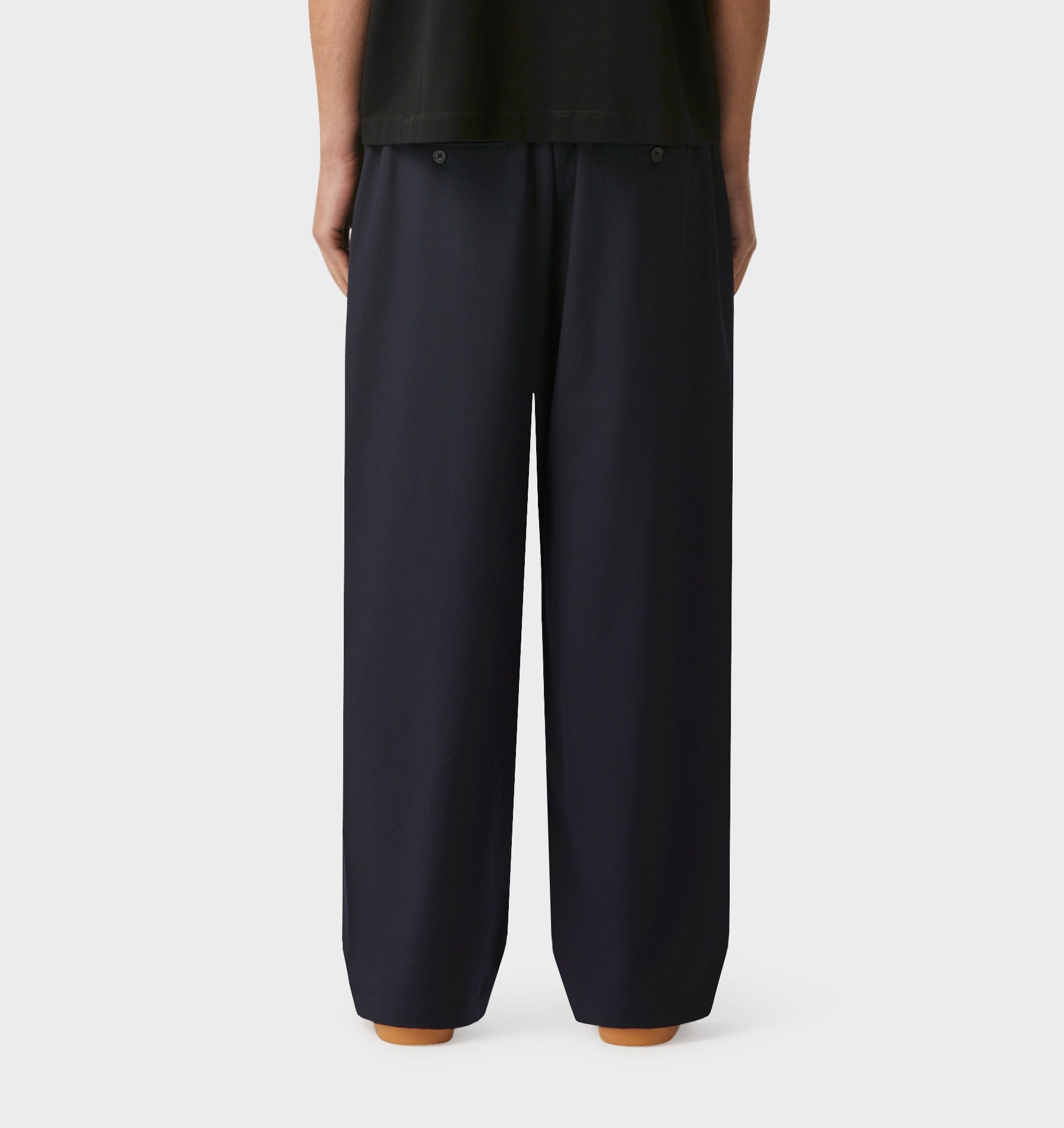 Albert Pleated Pant - Navy