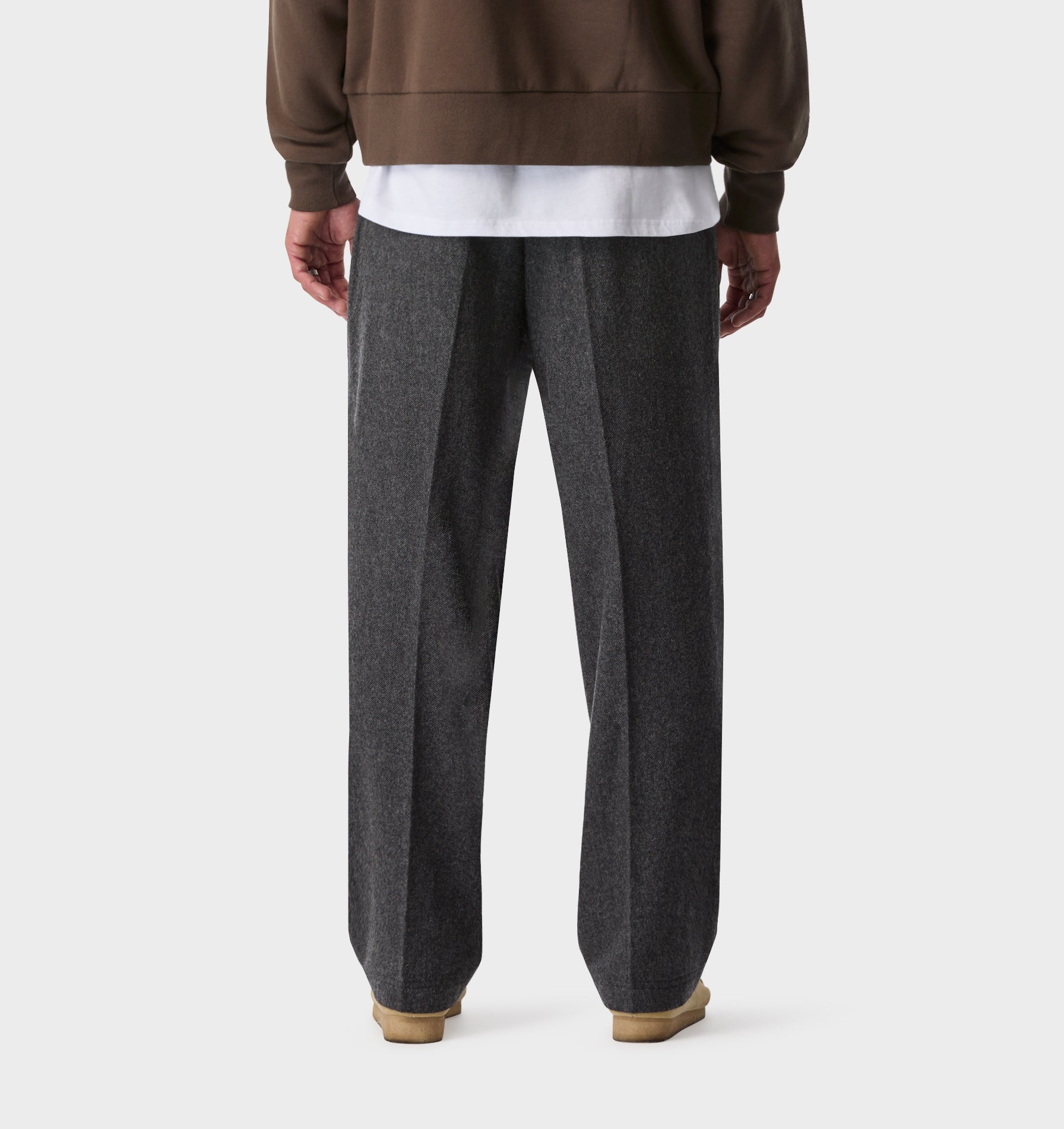 Winston Pant - Charcoal Wool