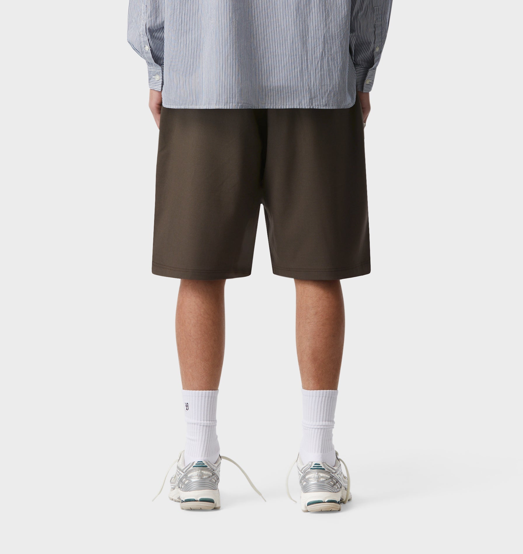 Alby Pleated Short - Mushroom