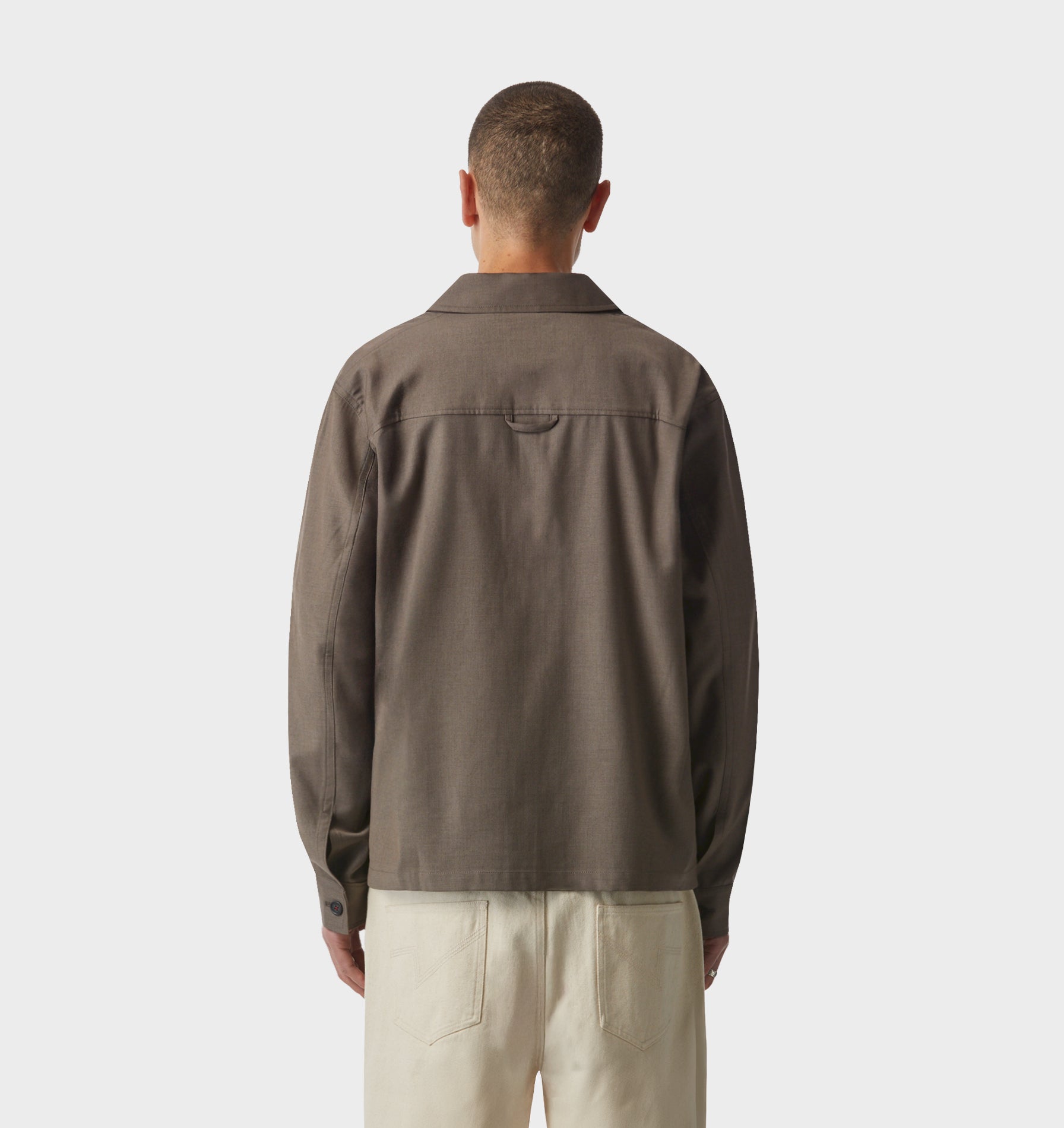 Tailored Overshirt - Mushroom