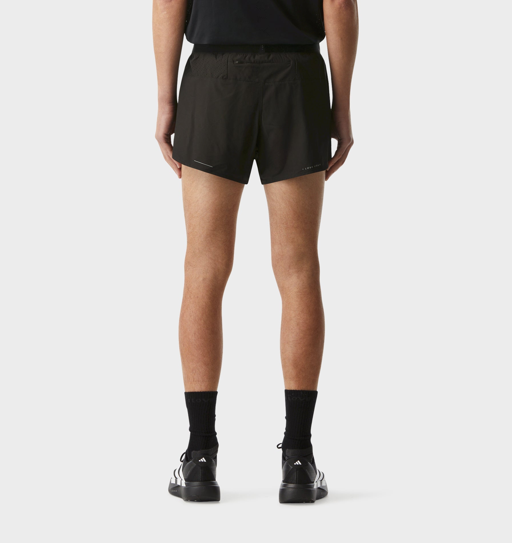 Active 3 Inch Split Short - Black