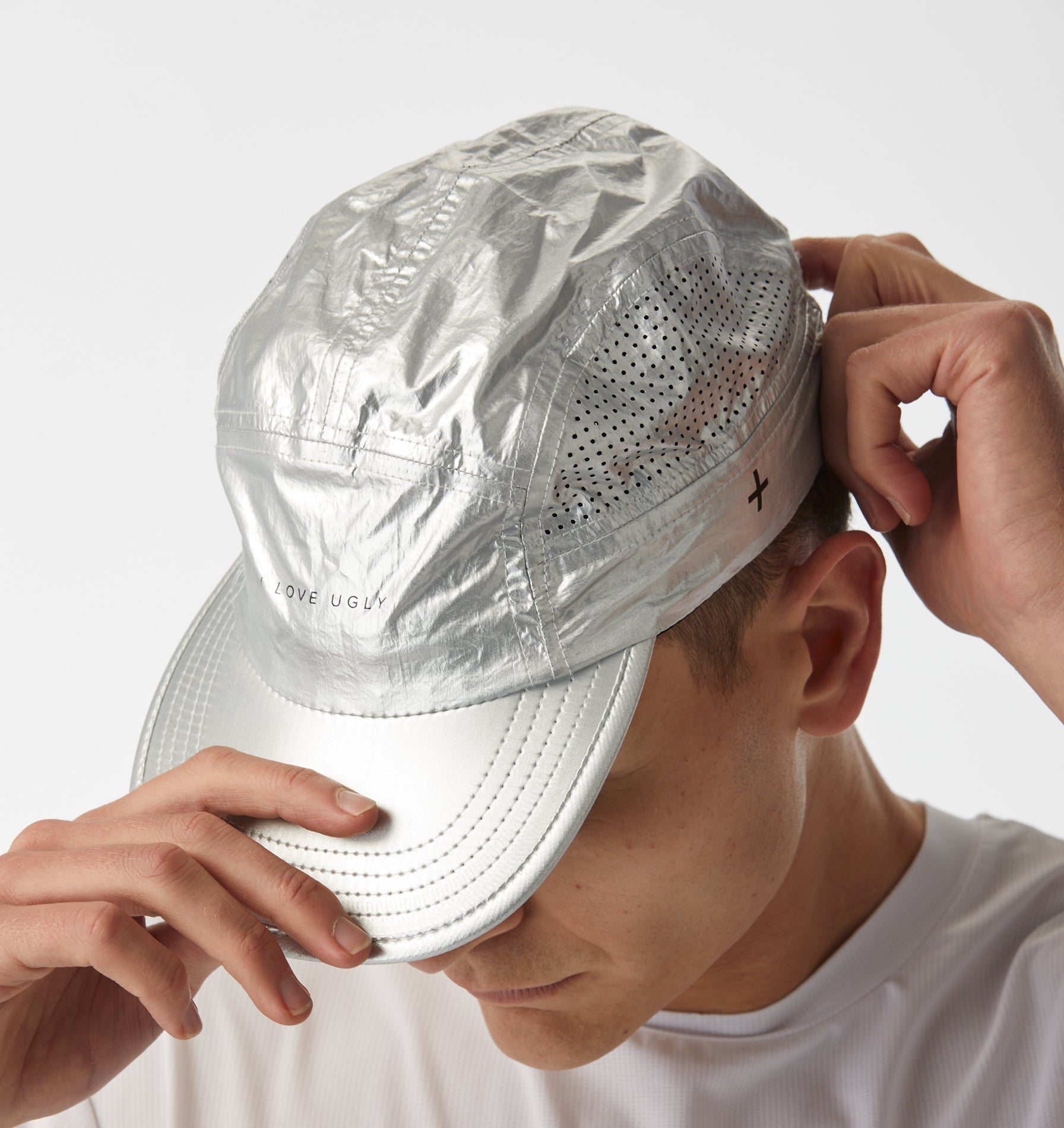 Active 5 Panel Cap - Silver