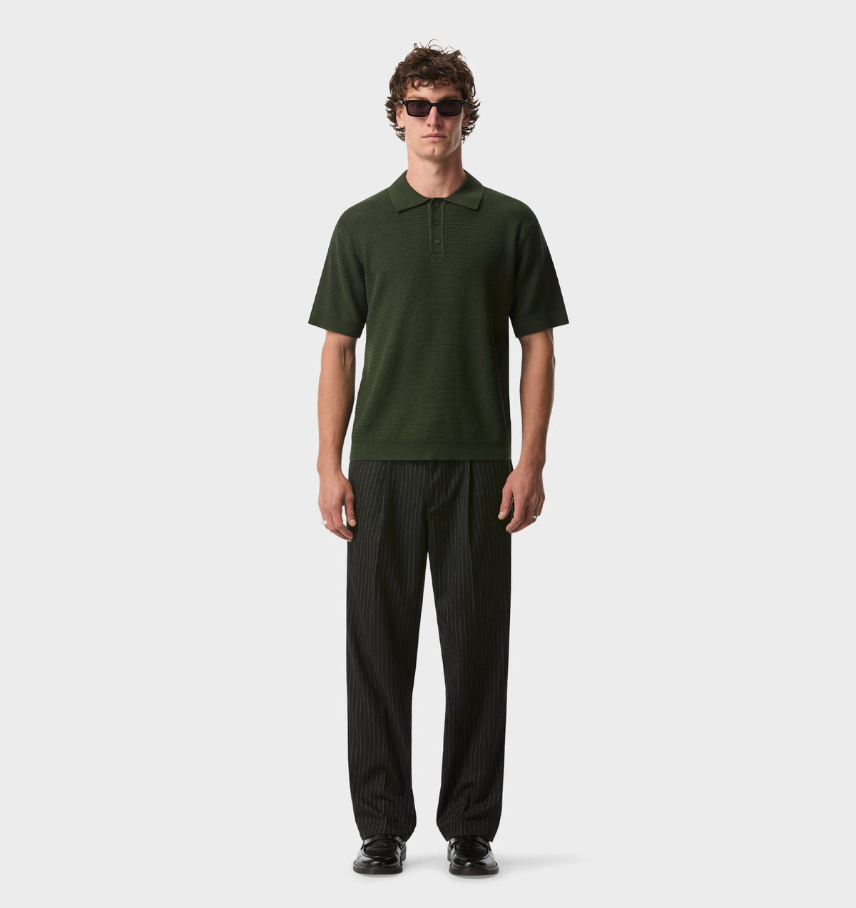 Winston Pant - Black Pinstripe