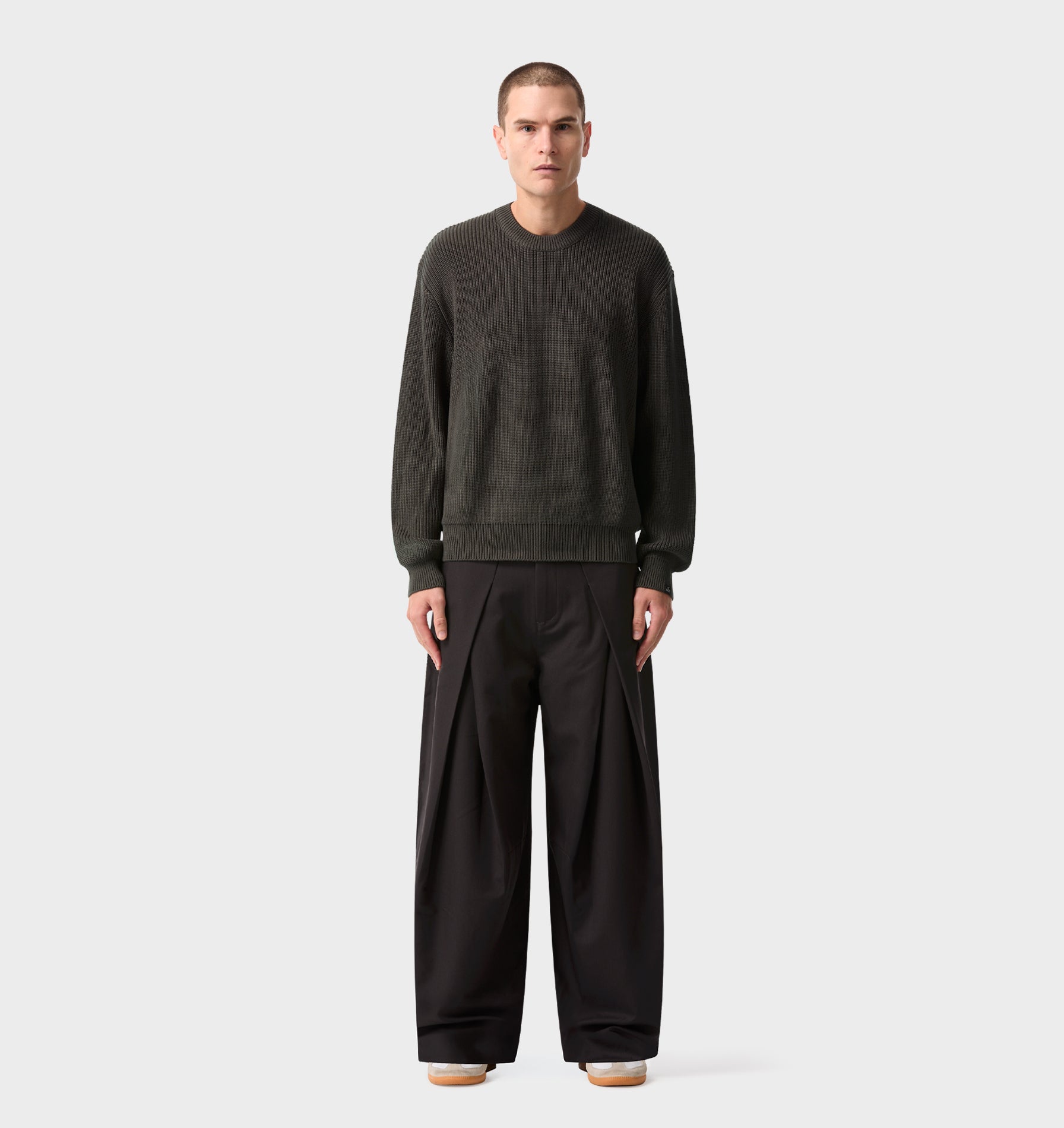 Vermont Pleat Pant - Asphalt