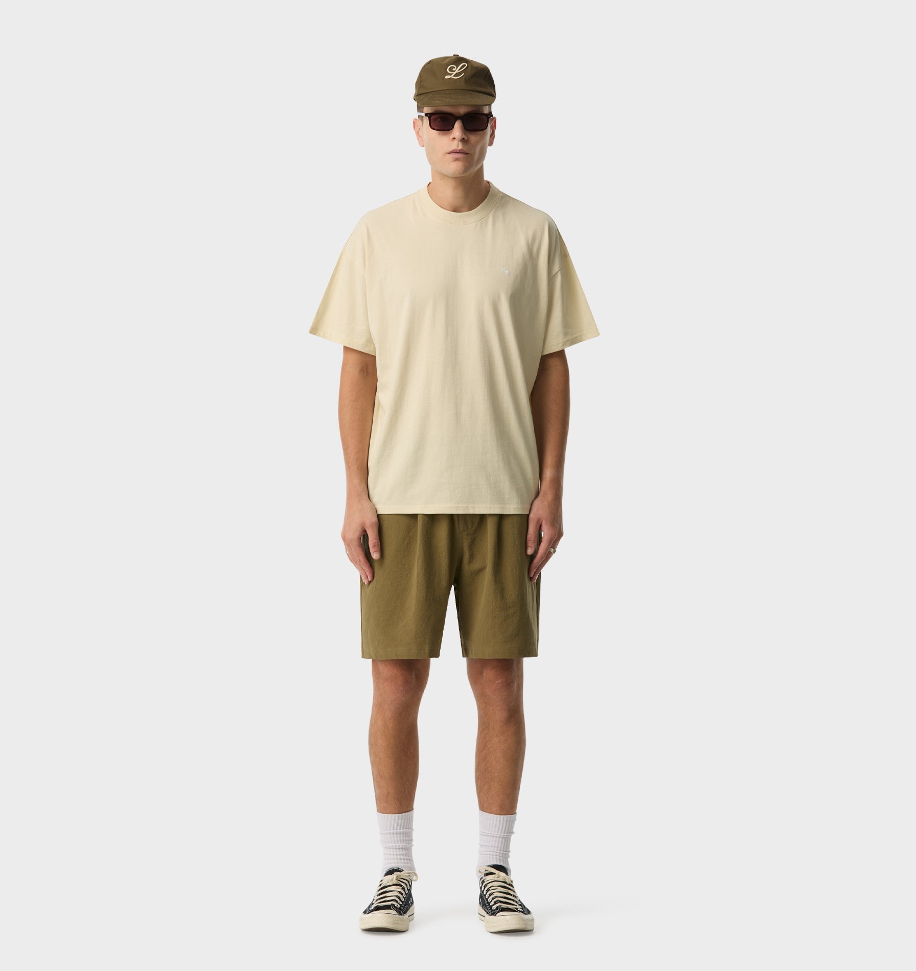 Initial Box Tee 2.0 - Vintage White