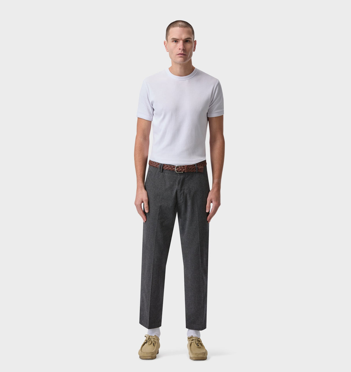 Slim Kobe Pant - Charcoal Houndstooth