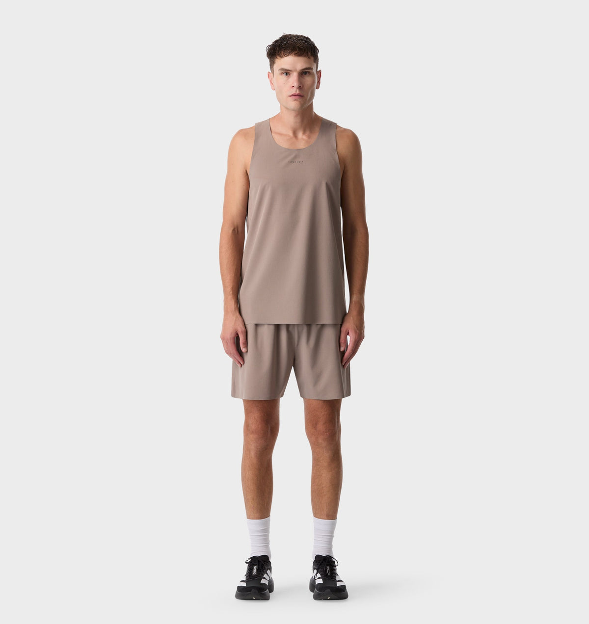 Active 4.5 Inch Run Short - Mushroom