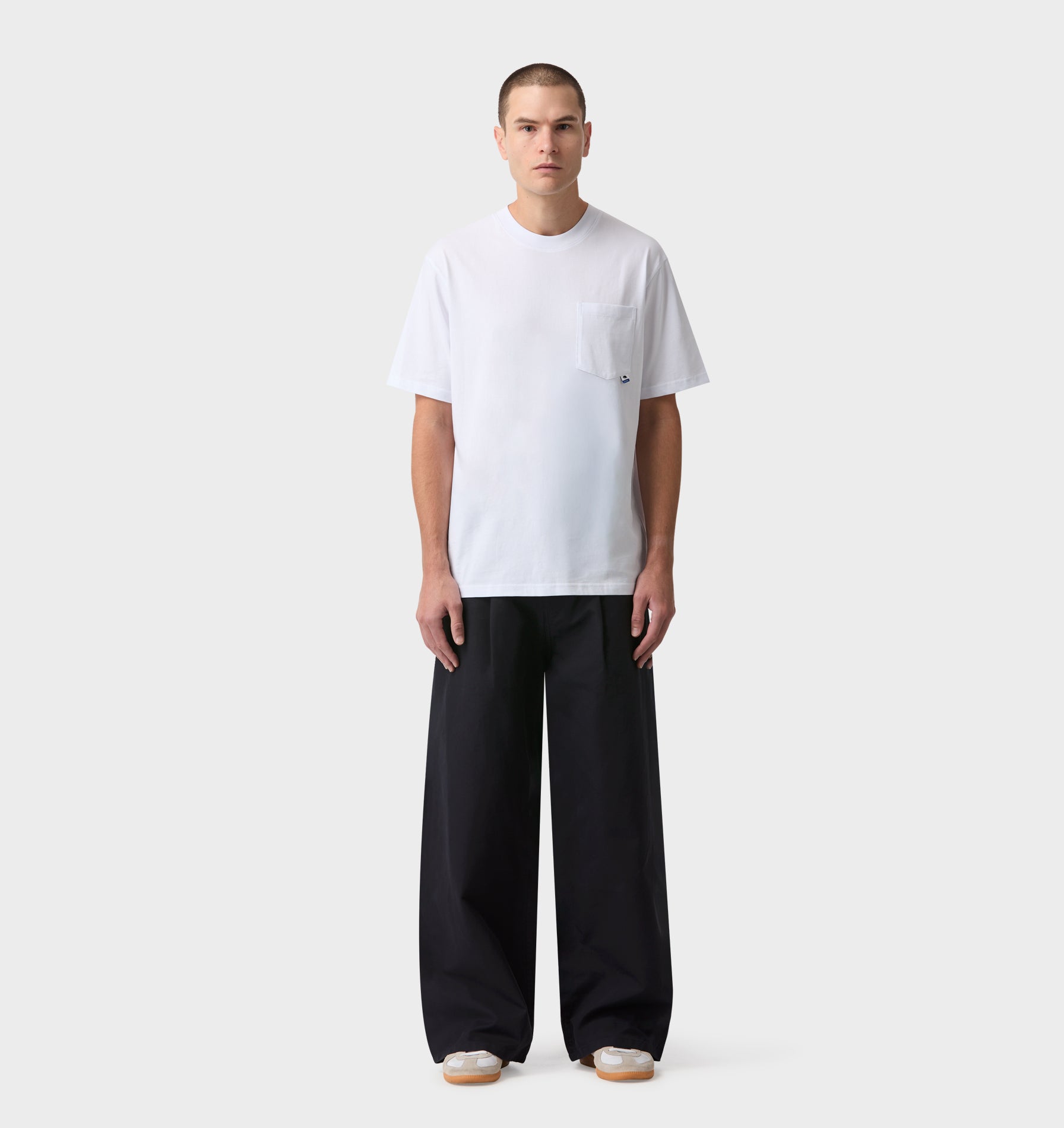 Balloon Pleat Pant - Dark Navy