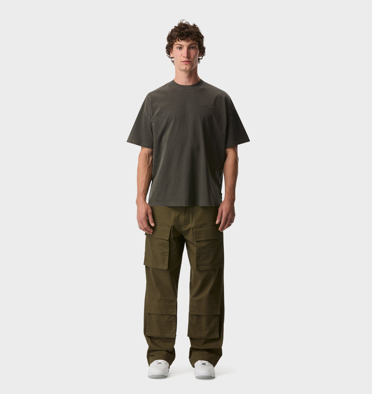 Box Tee - Washed Black