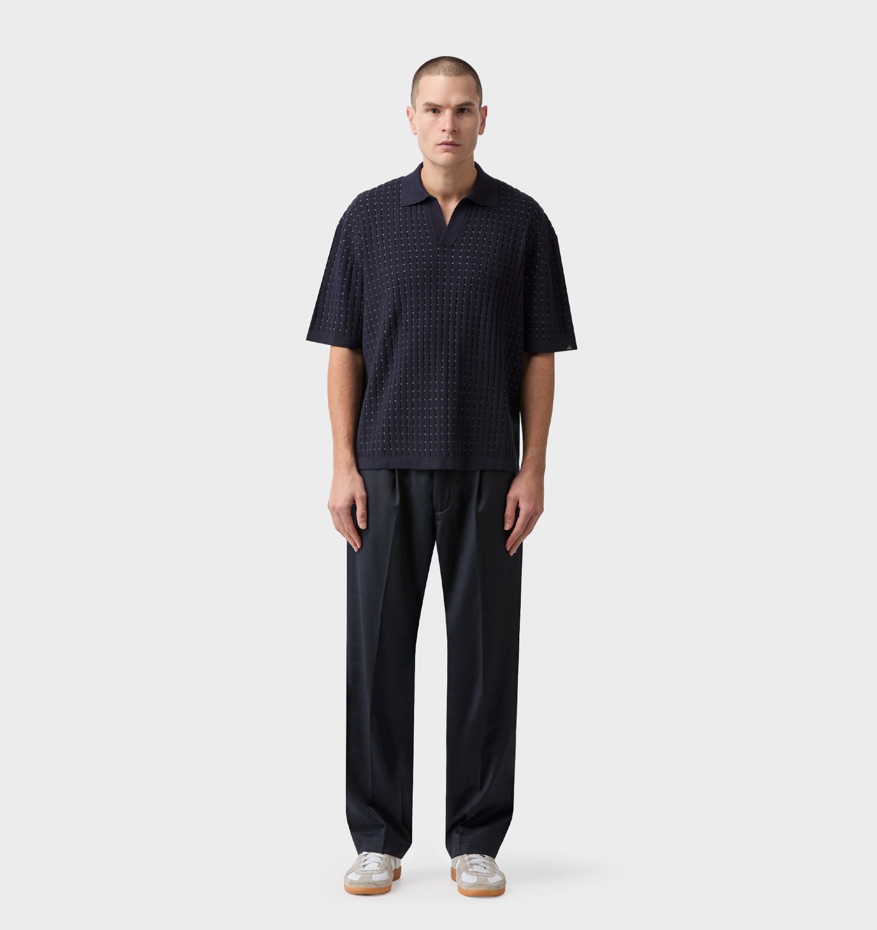 Winston Pant - Navy Birdseye