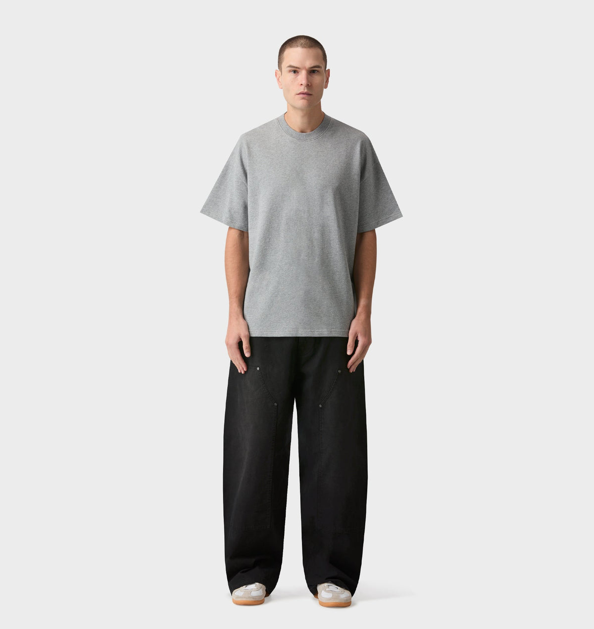 Heavy Box Tee 2.0 - Grey Marle